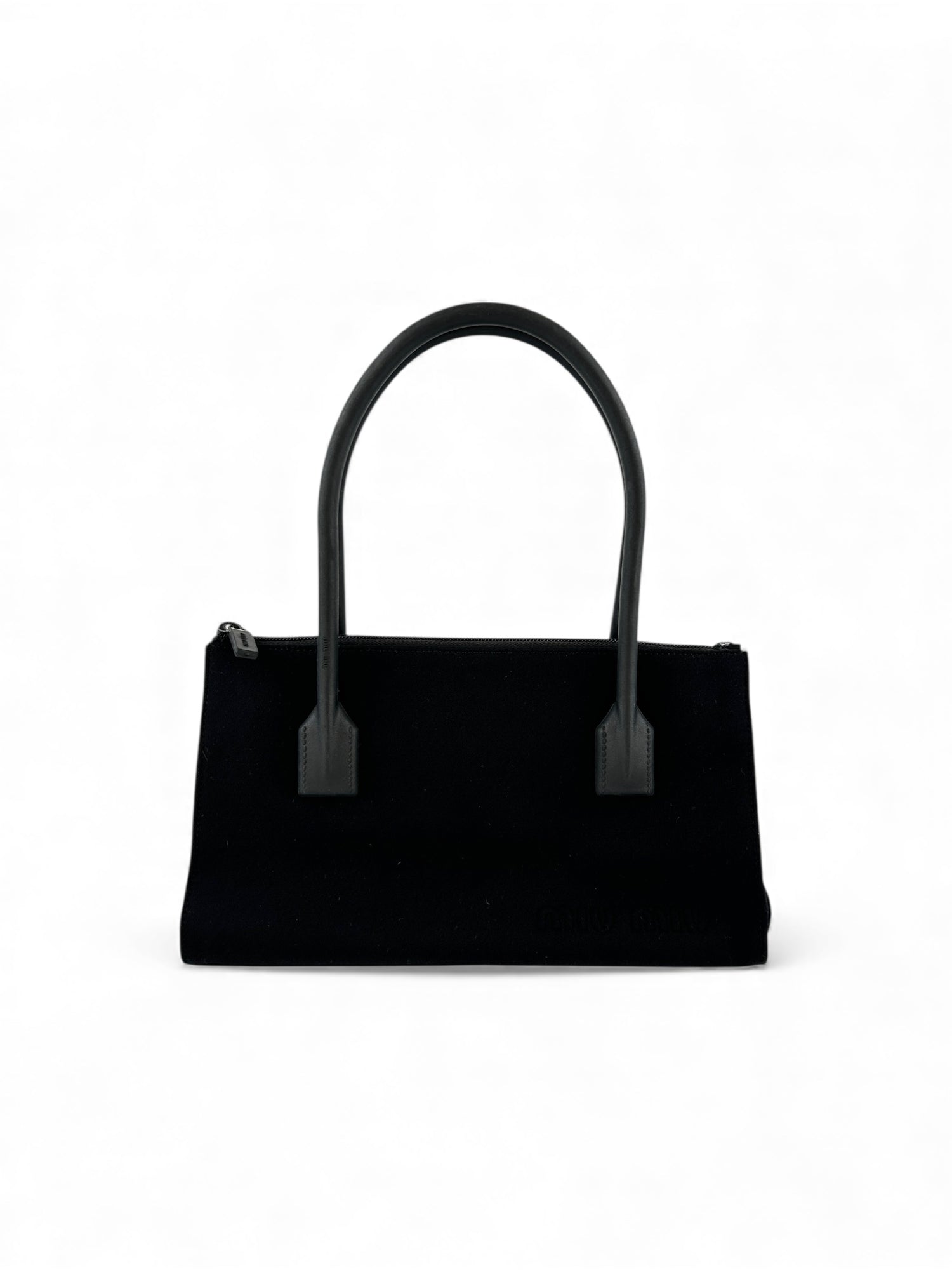 Archive 1998 Miu Miu Embossed Cloth Handbag