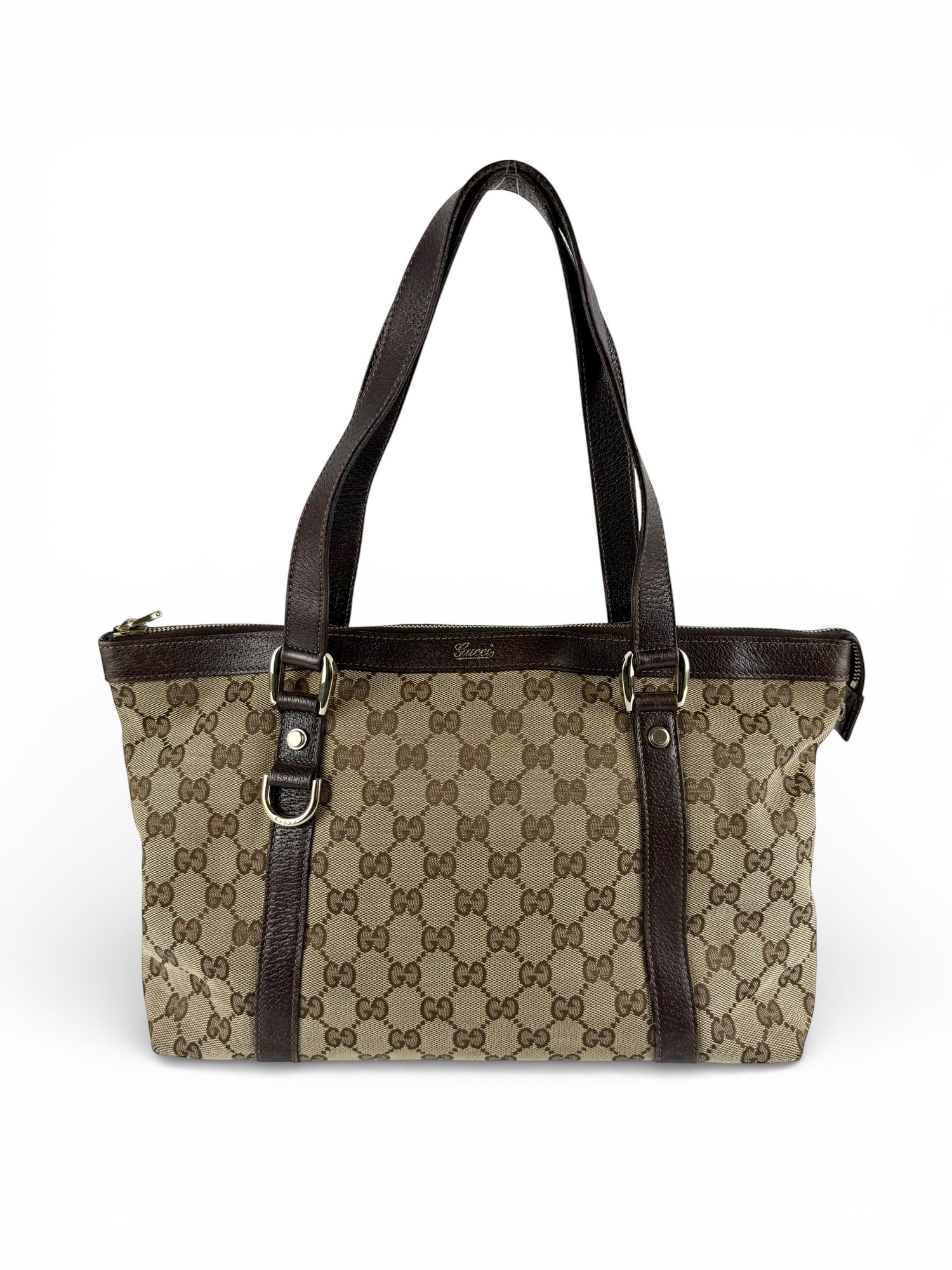 Vintage 90s Gucci Monogram Abbey Handbag