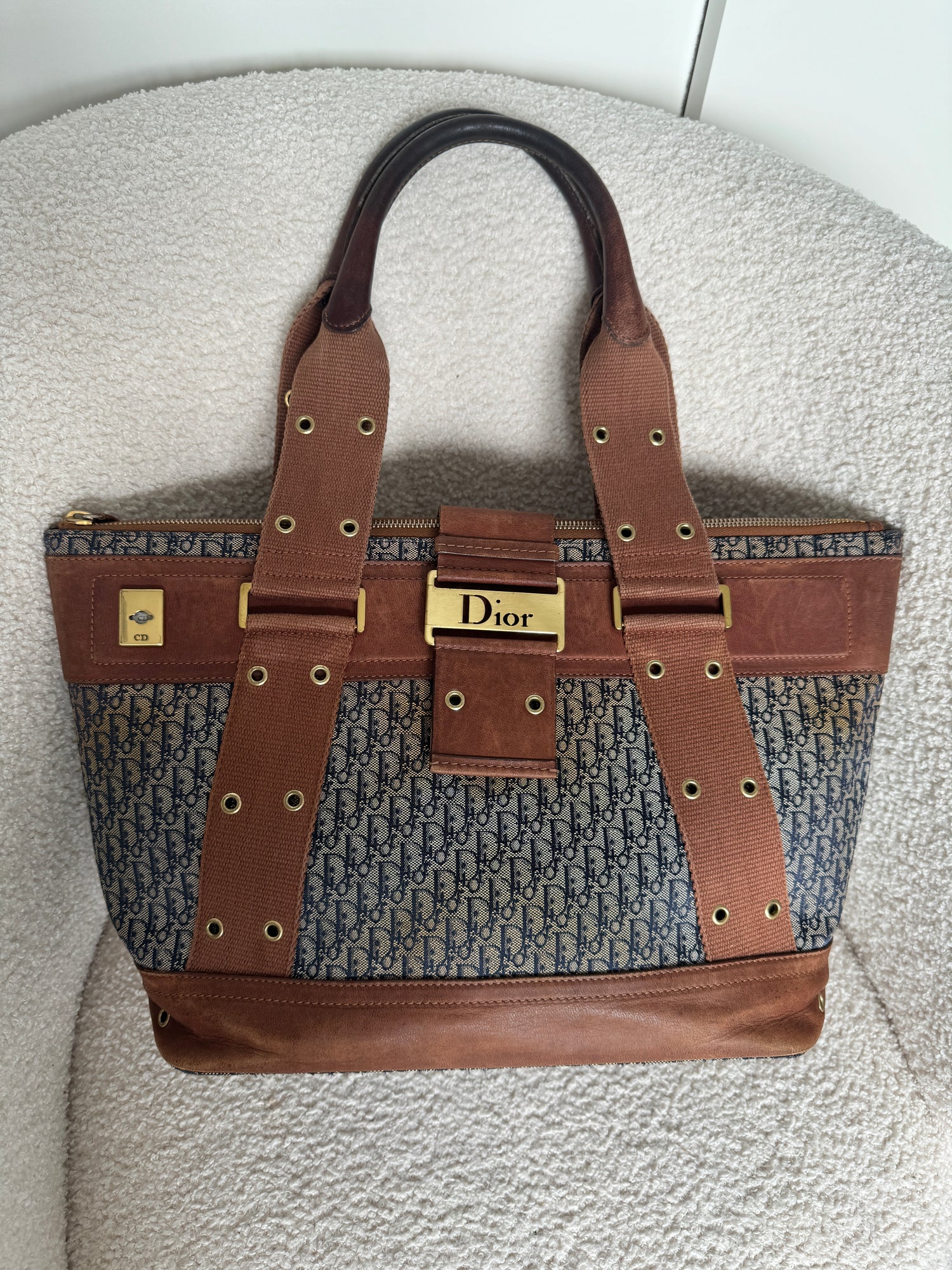 2002 Christian Dior Street Chic Tote Bag