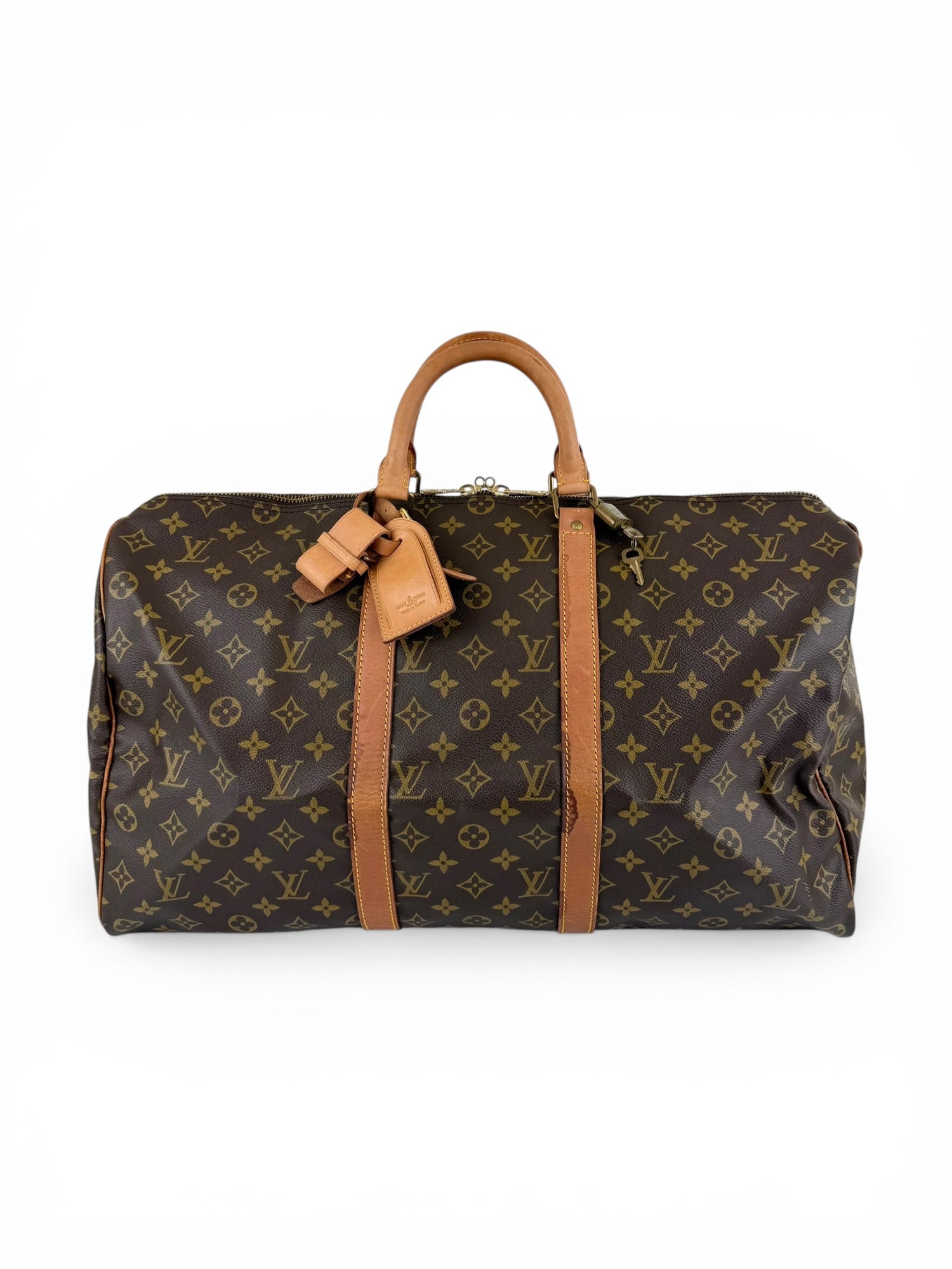 Vintage 1982 Louis Vuitton Keepall 50 Duffle Handbag