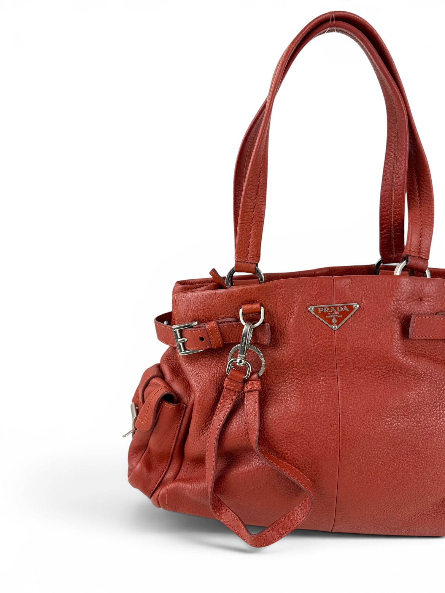 2005 Prada Vitello Daino Hobo Handbag