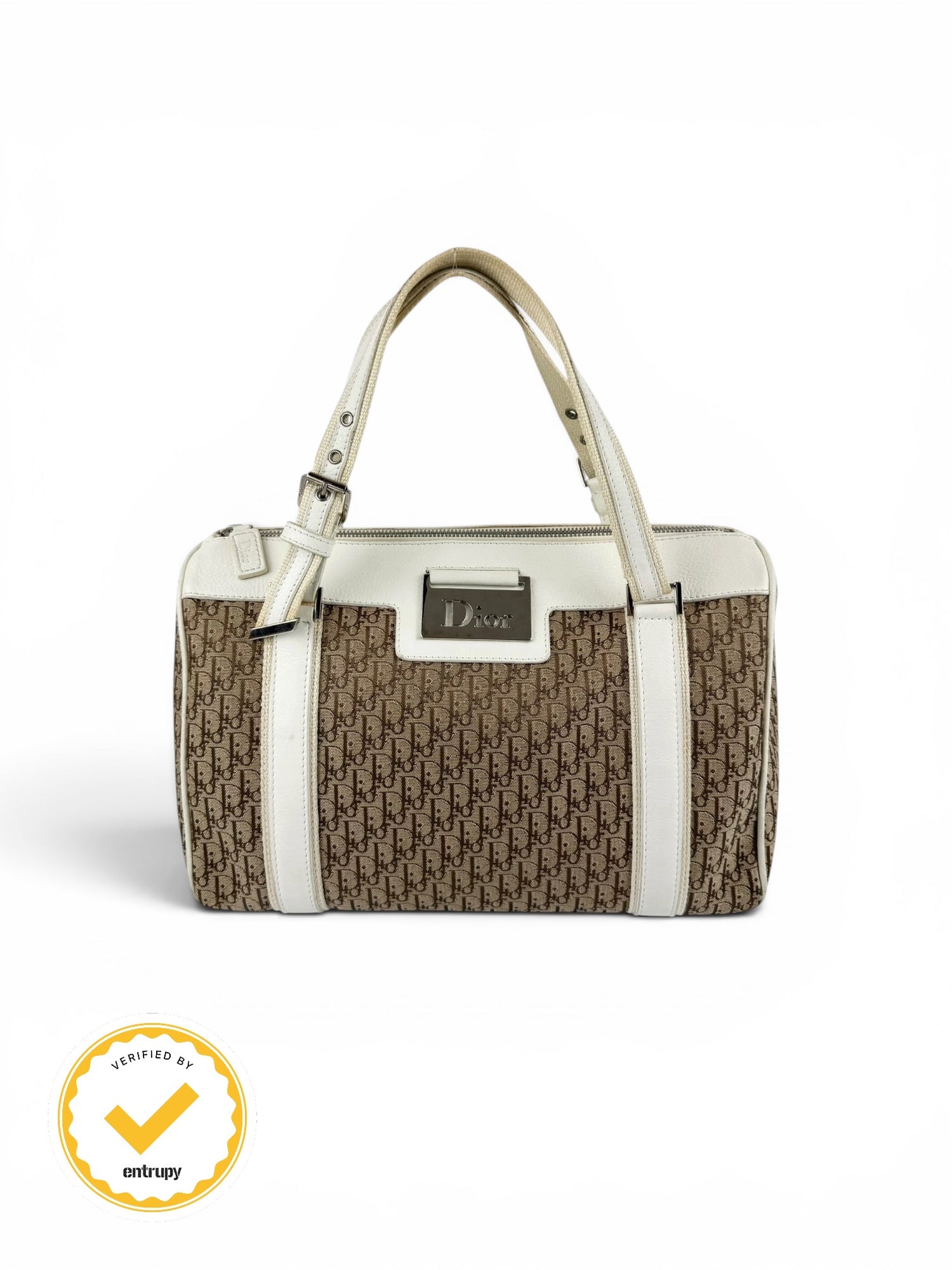 2006 Christian Dior Monogram Street Chic Boston Handbag