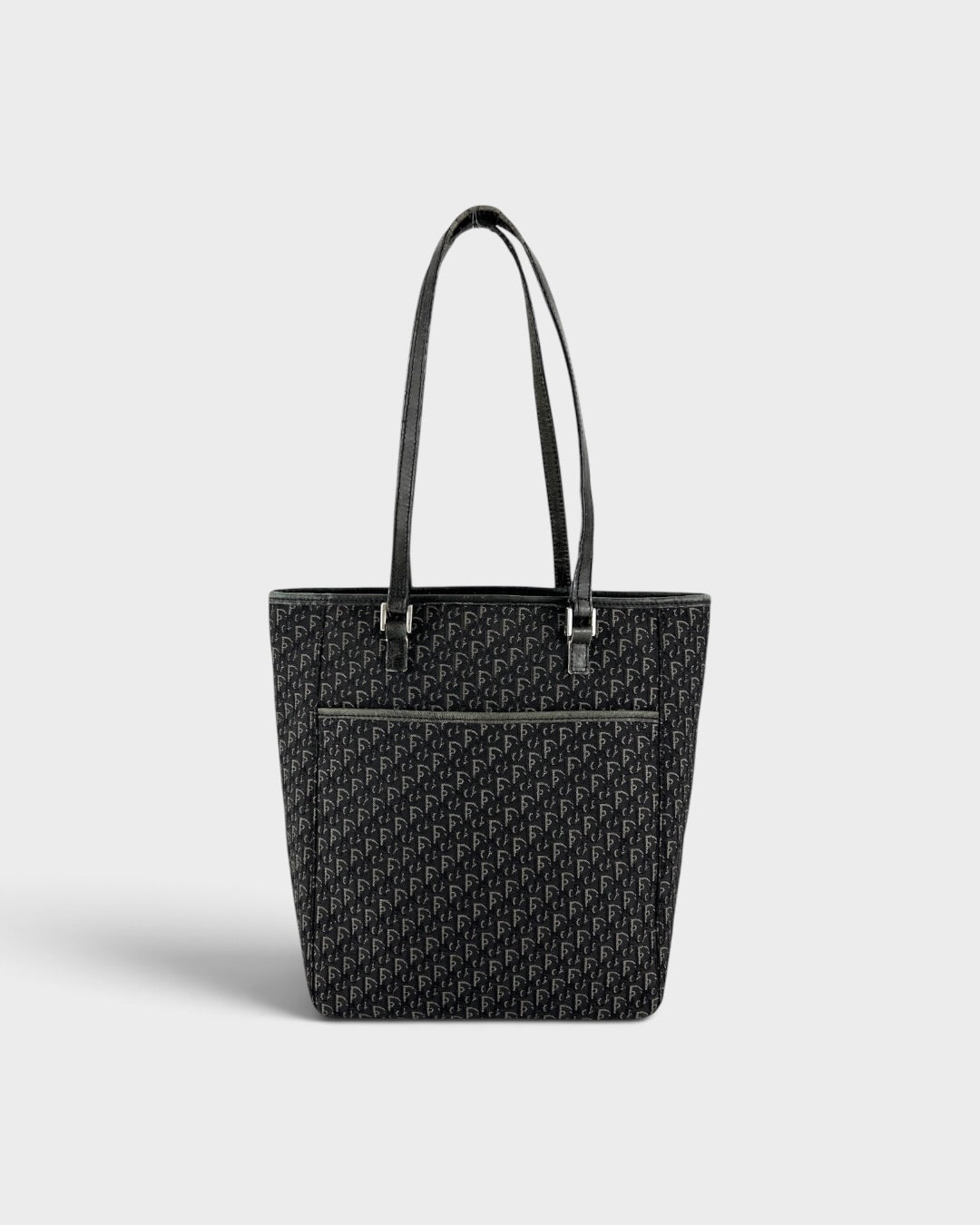 2003 Christian Dior Monogram Black Tote Bag