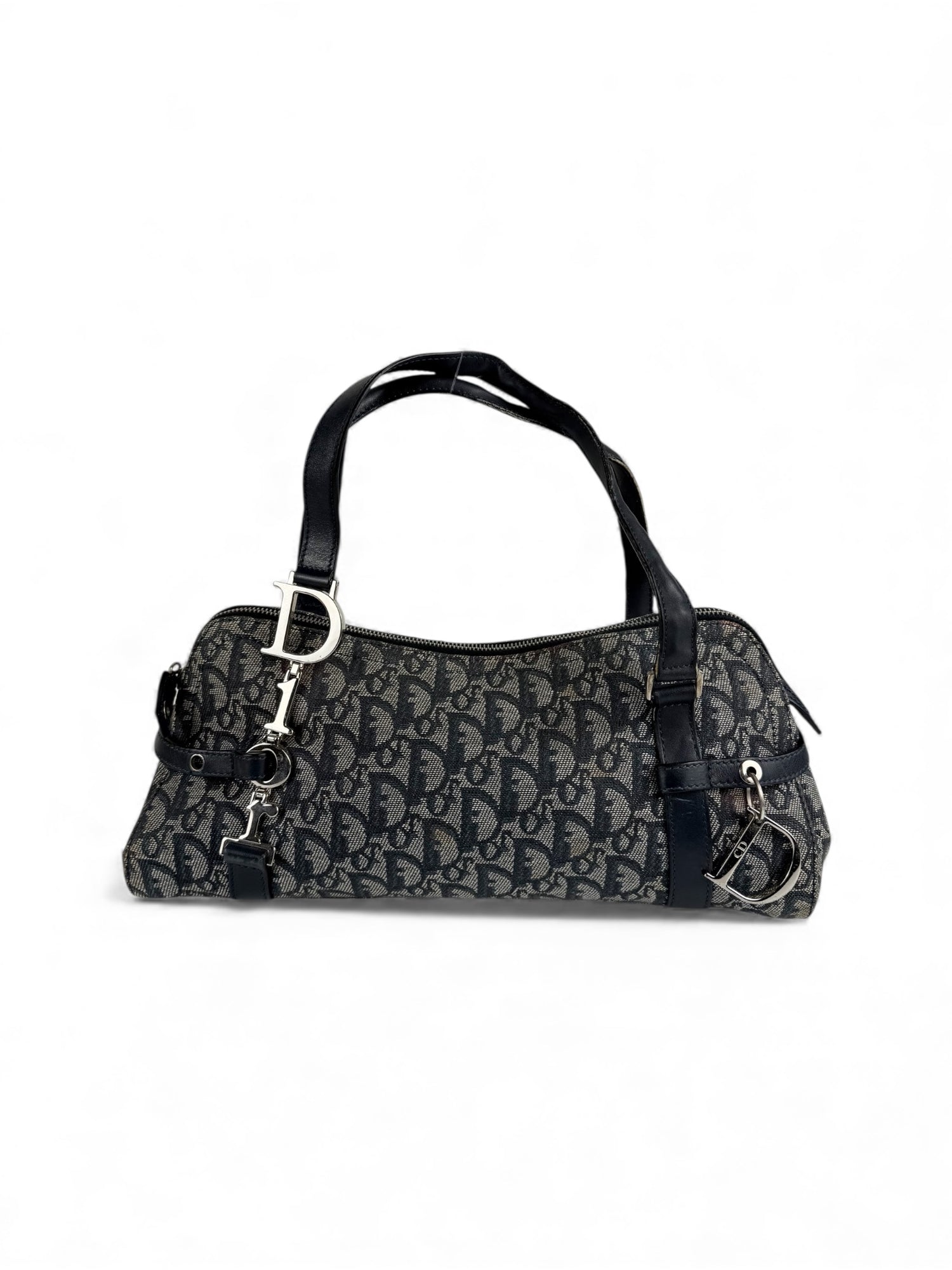 2006 Christian Dior Monogram Navy D-Charm Handbag