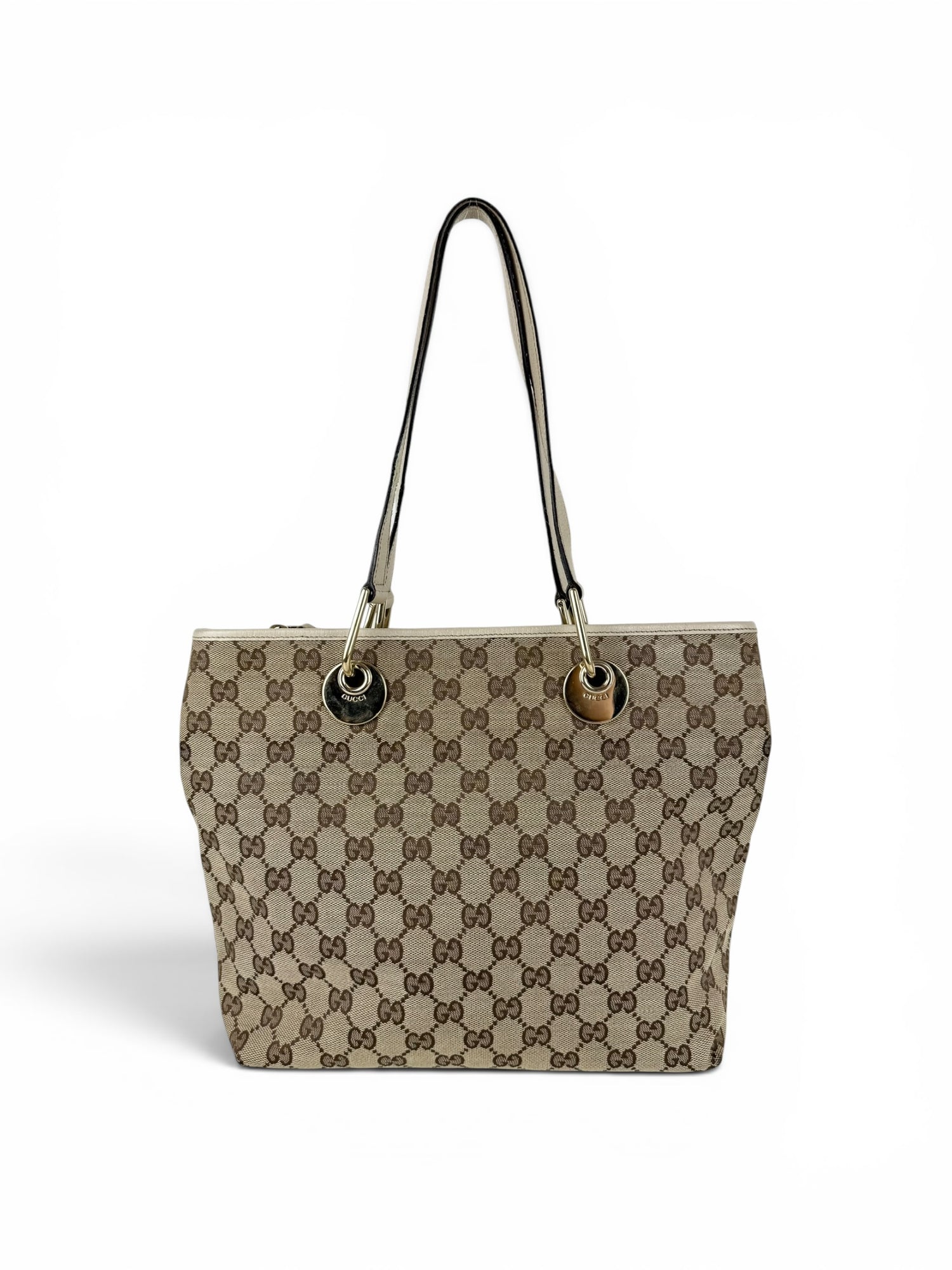 2000s Gucci GG Monogram Tote Bag