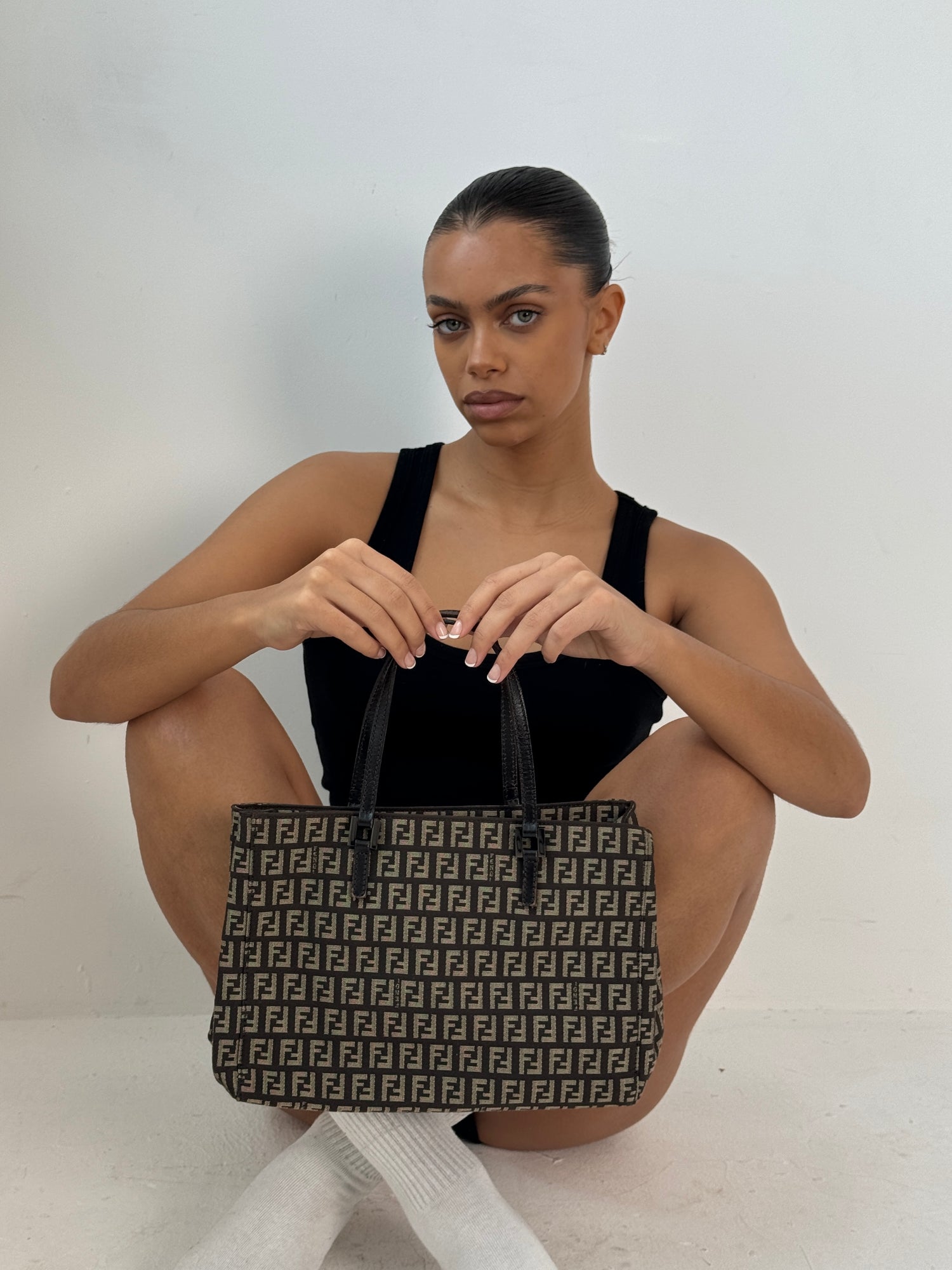 Vintage Fendi Zucca Handbag