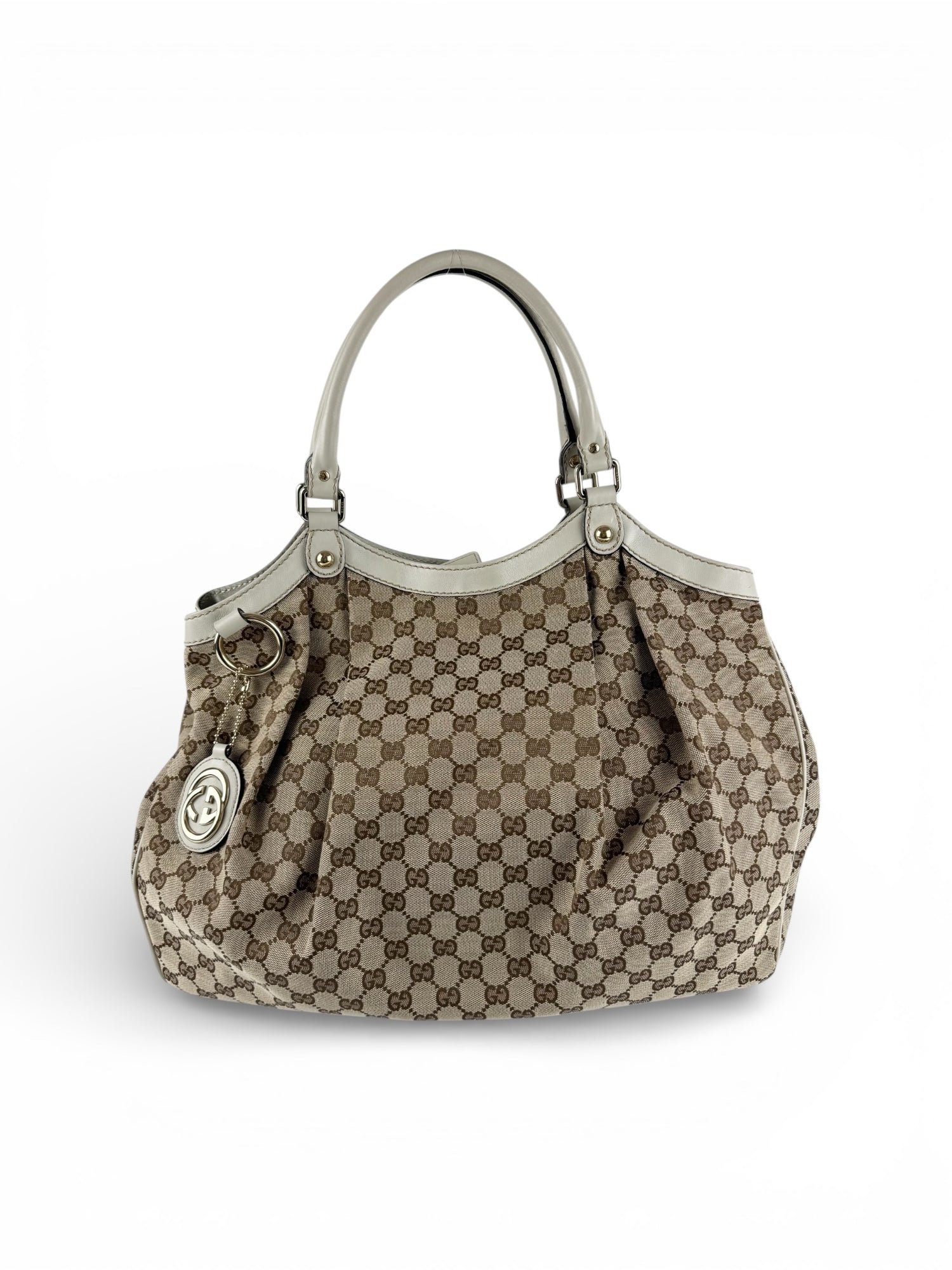 Vintage 90s Gucci Monogram XL Sukie Handbag