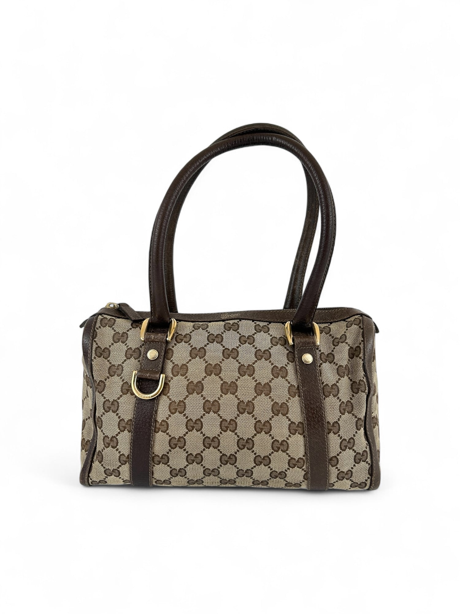 Vintage Gucci Monogram Boston Handbag 2000s