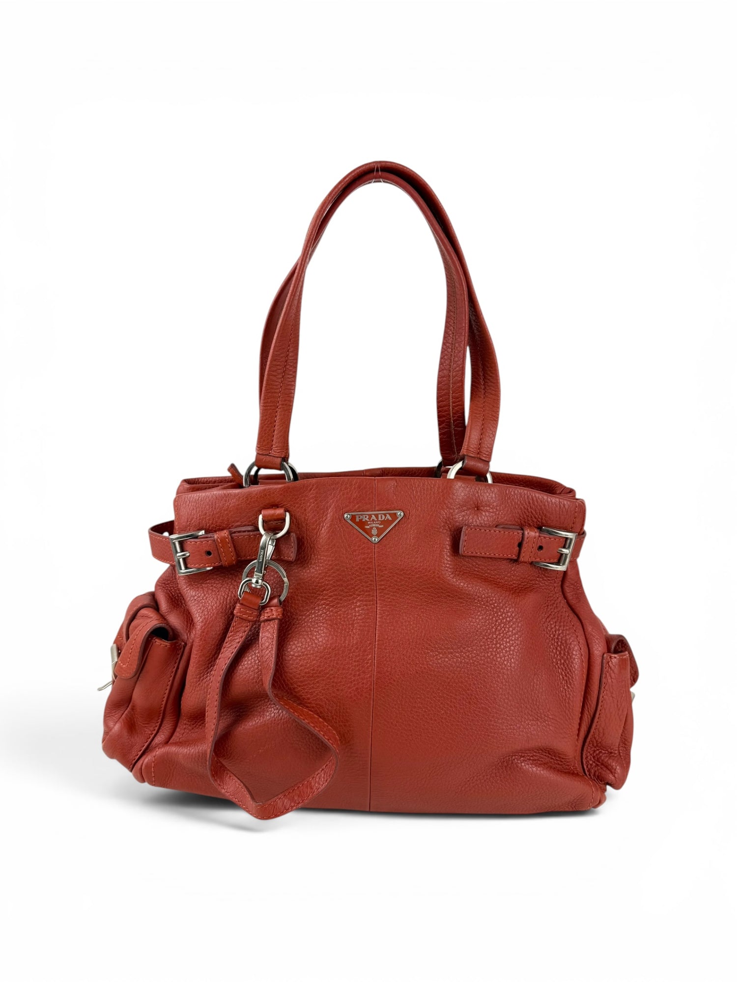 2005 Prada Vitello Daino Hobo Handbag