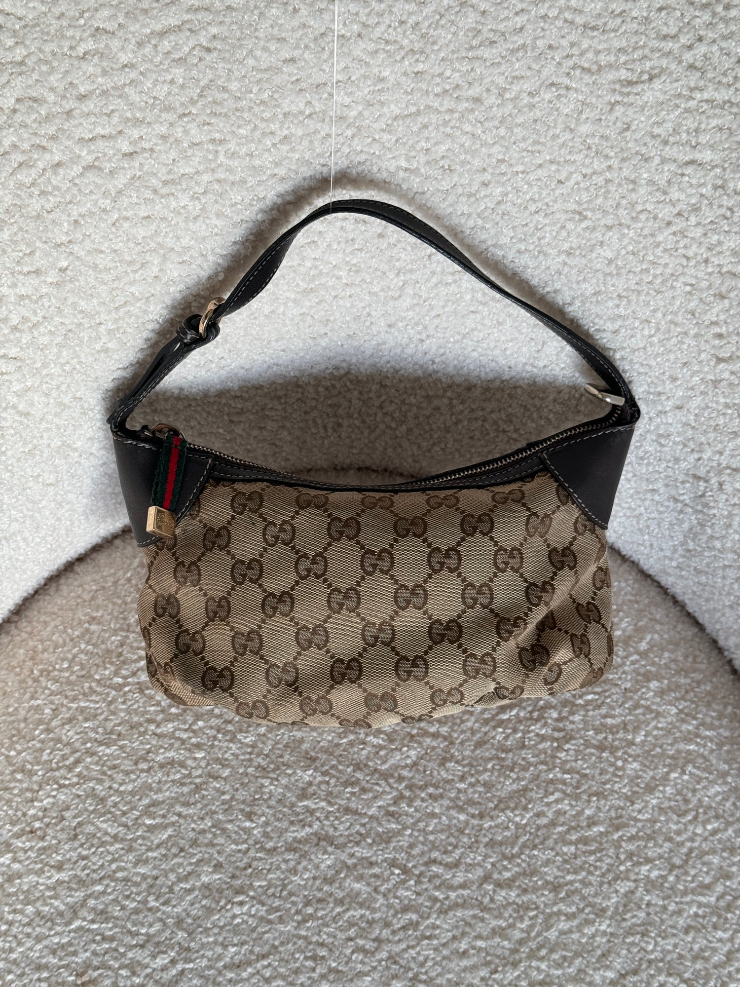 Vintage 90s Gucci Monogram Mini Shoulder Bag