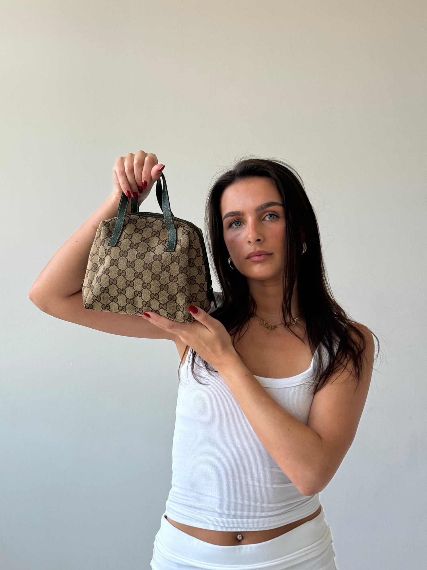 Vintage Gucci Monogram Balthus Handbag
