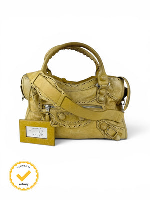 2010 Balenciaga Giant City Punching Hole 2Way Handbag