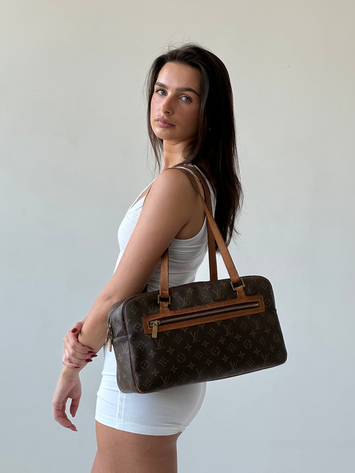 Vintage Louis Vuitton Cite GM Handbag (2002)