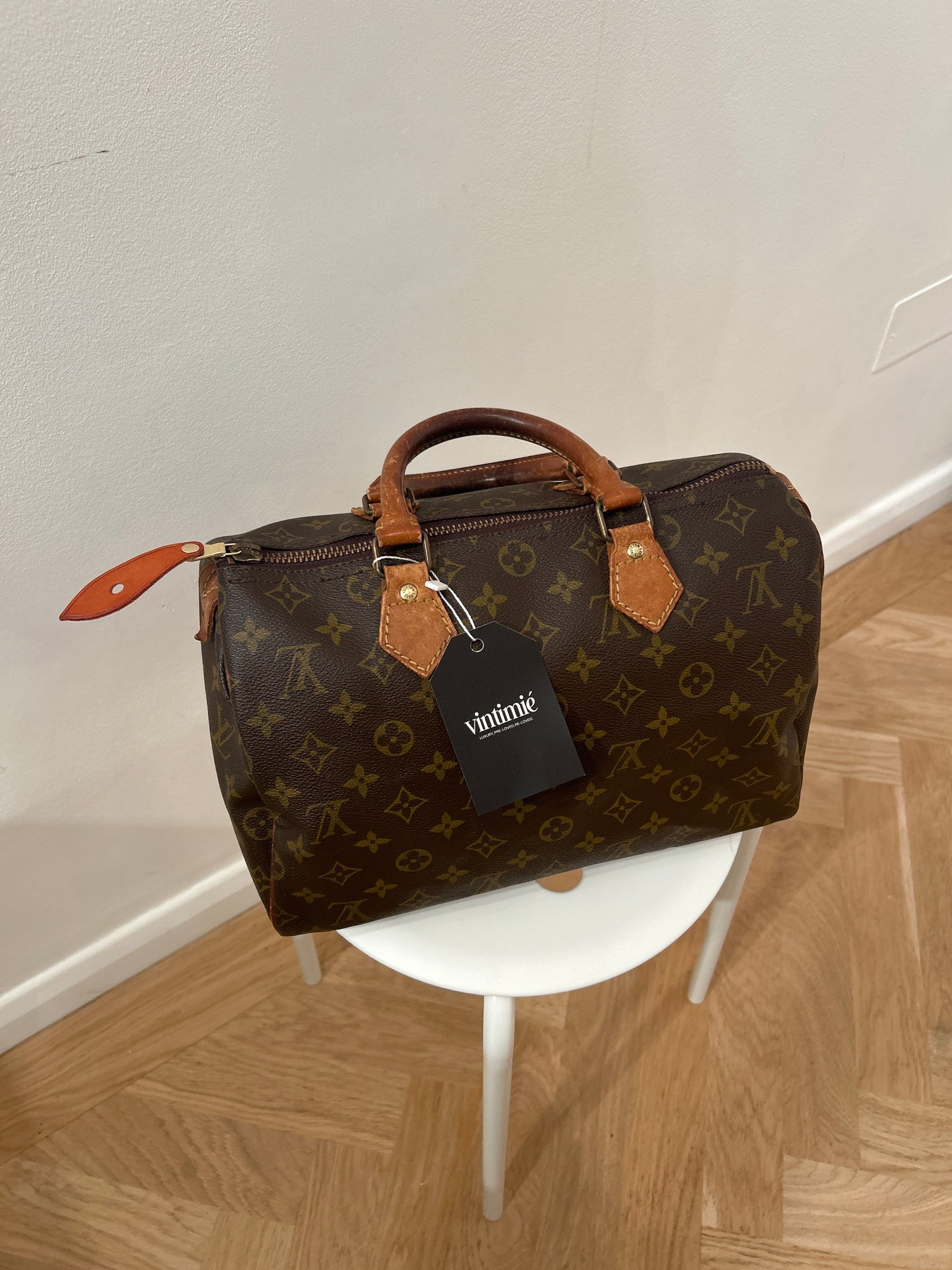 Vintage 1980s Louis Vuitton Speedy 30 Handbag