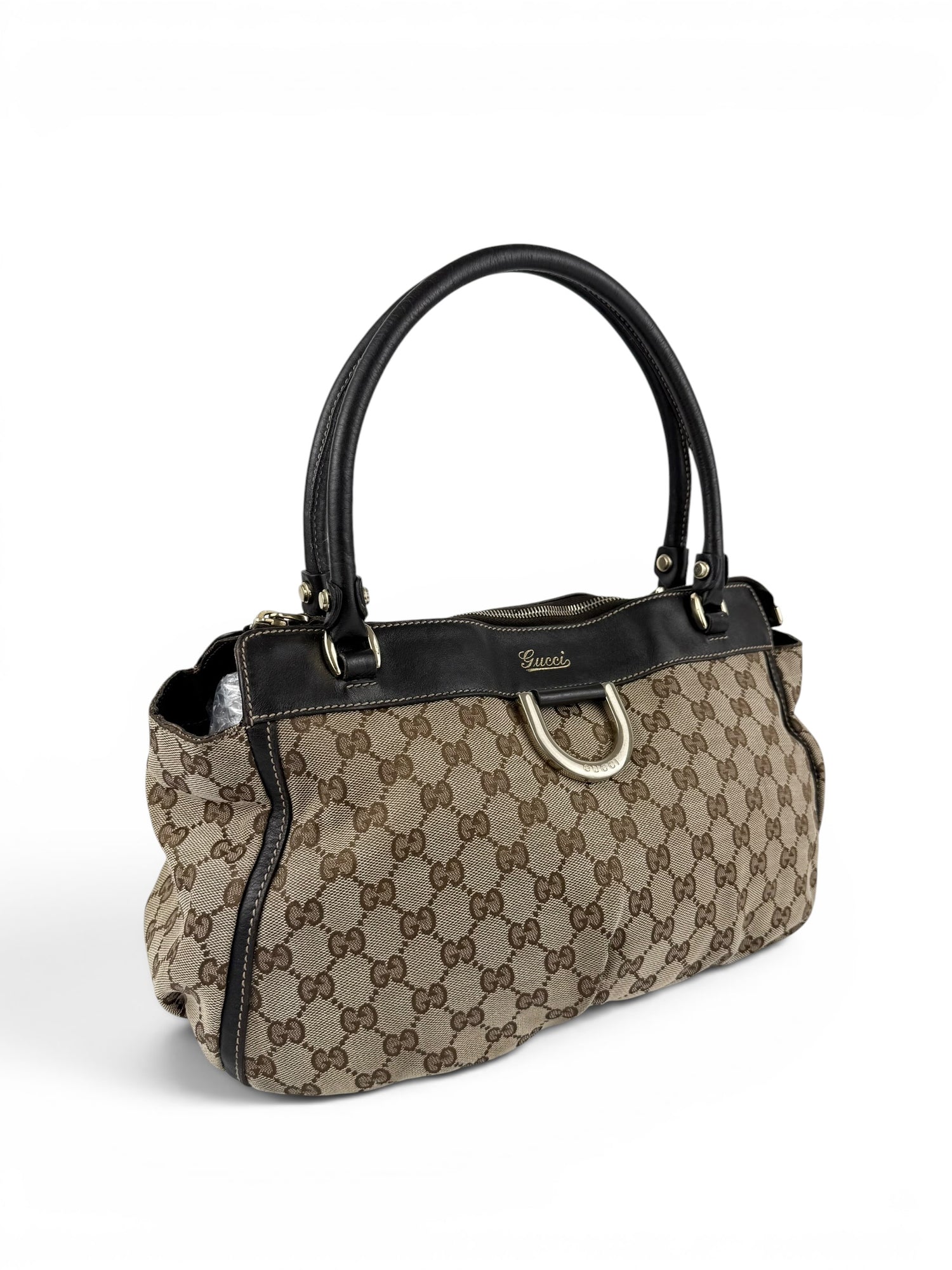 Vintage 90s Gucci Monogram GG Handbag