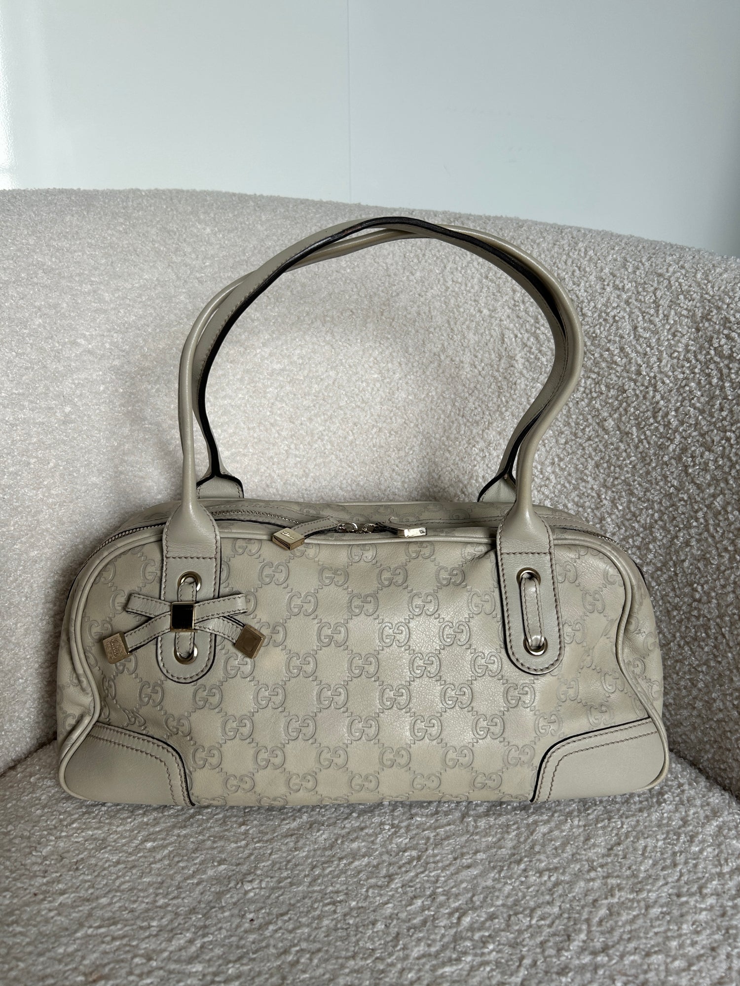Vintage 90s Gucci Guccissima Leather Princy Handbag