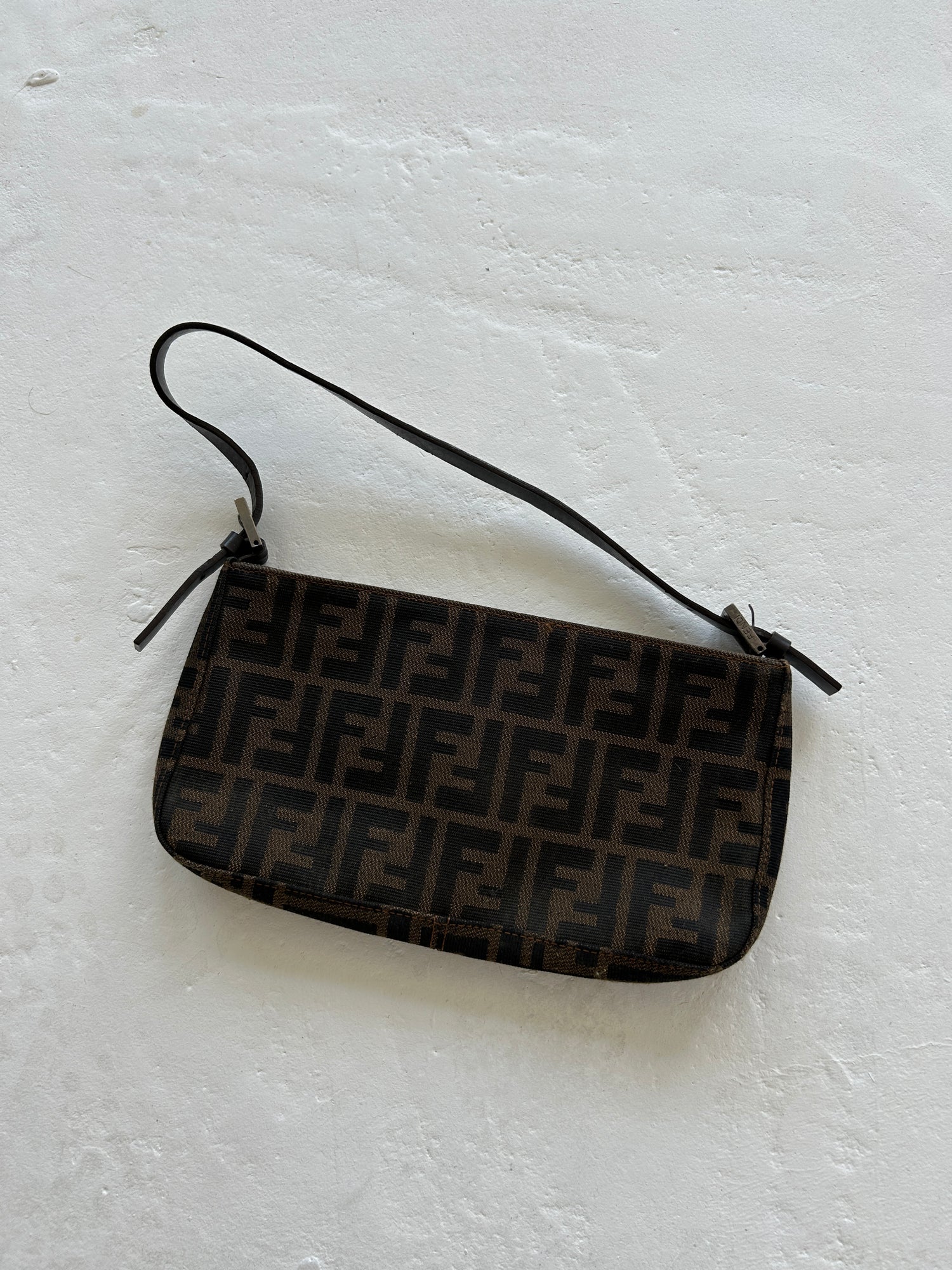 Vintage Fendi Zucca Shoulder Bag