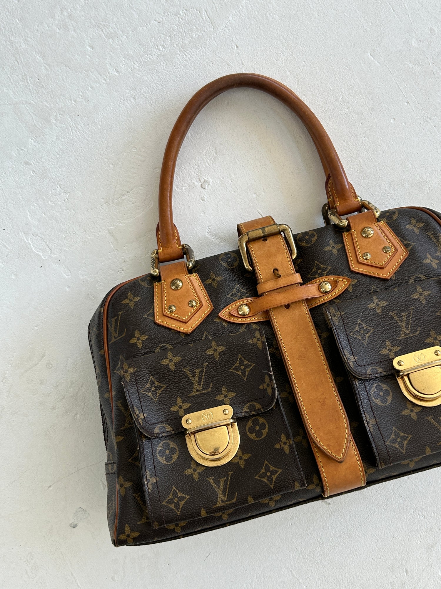 Vintage Louis Vuitton Manhattan GM Handbag (2005)