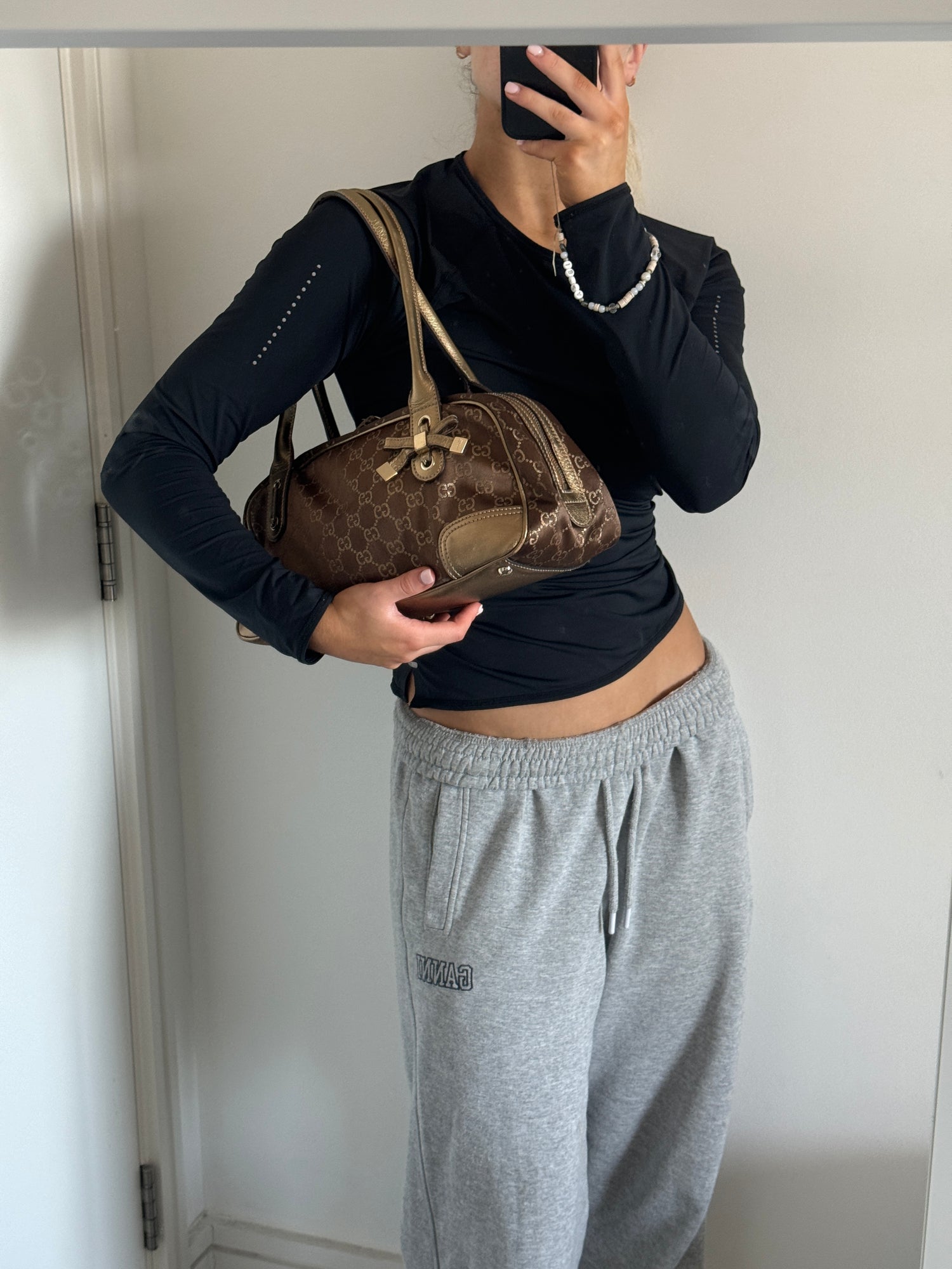 Vintage 2000s Gucci Monogram Princy Handbag