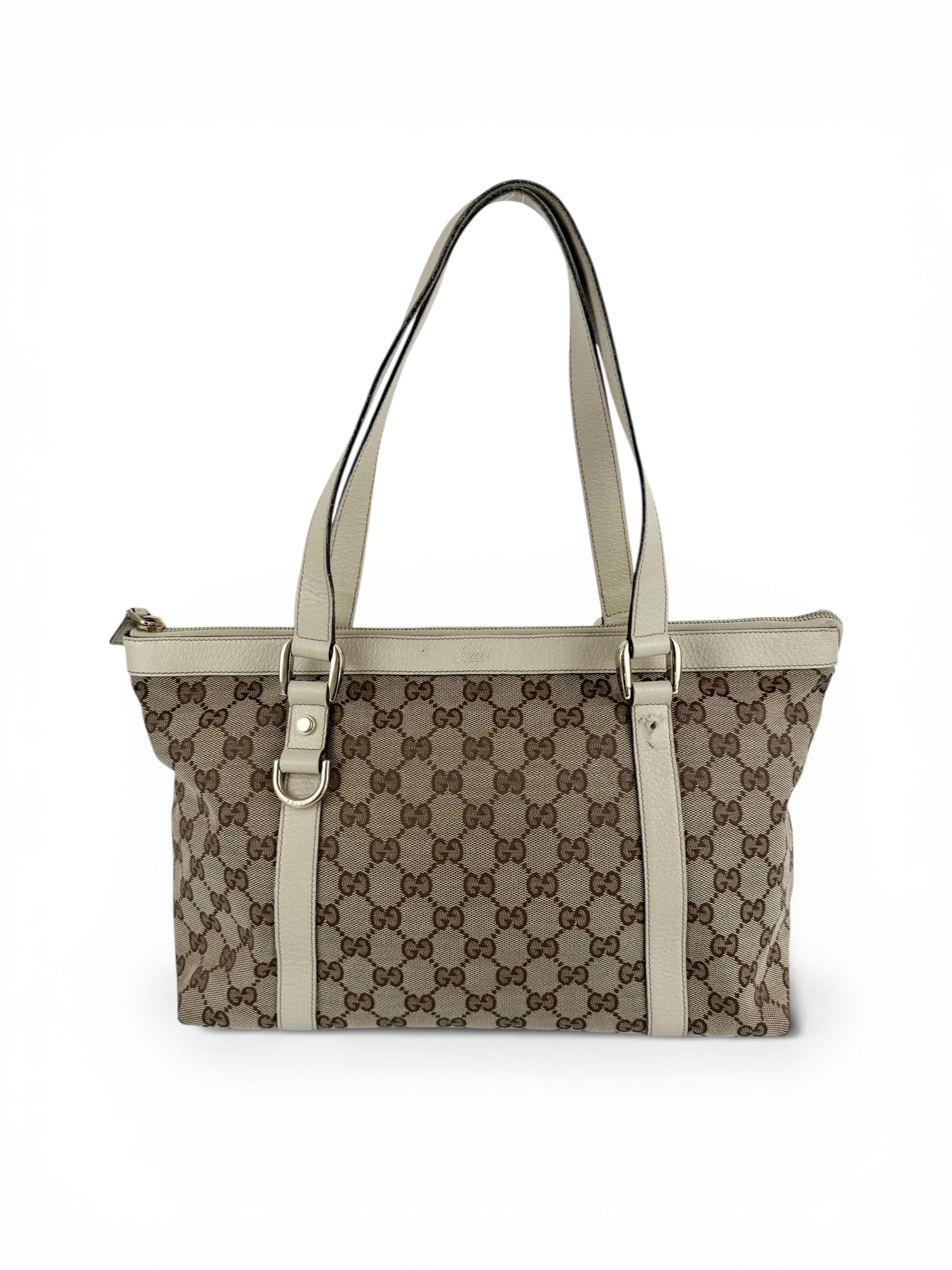 Vintage 90s Gucci Monogram GG Abbey Handbag