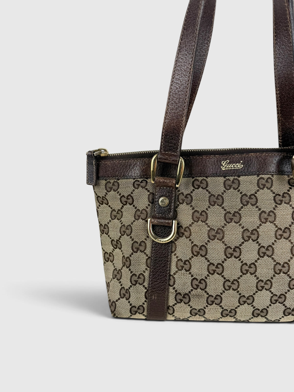 90s Gucci Monogram Mini Abbey Handbag