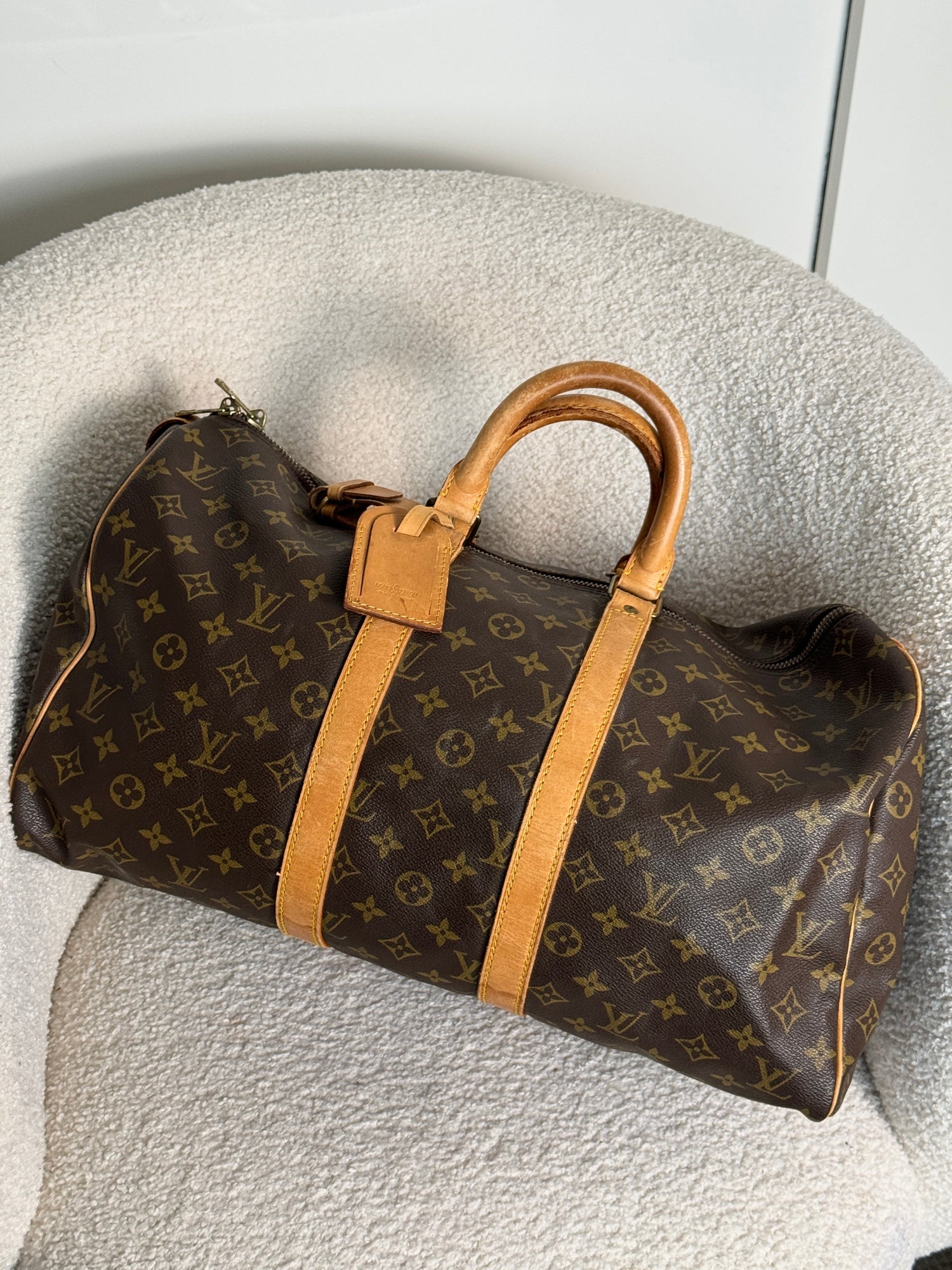 1985 Vintage Louis Vuitton Keepall 45 Duffle Bag
