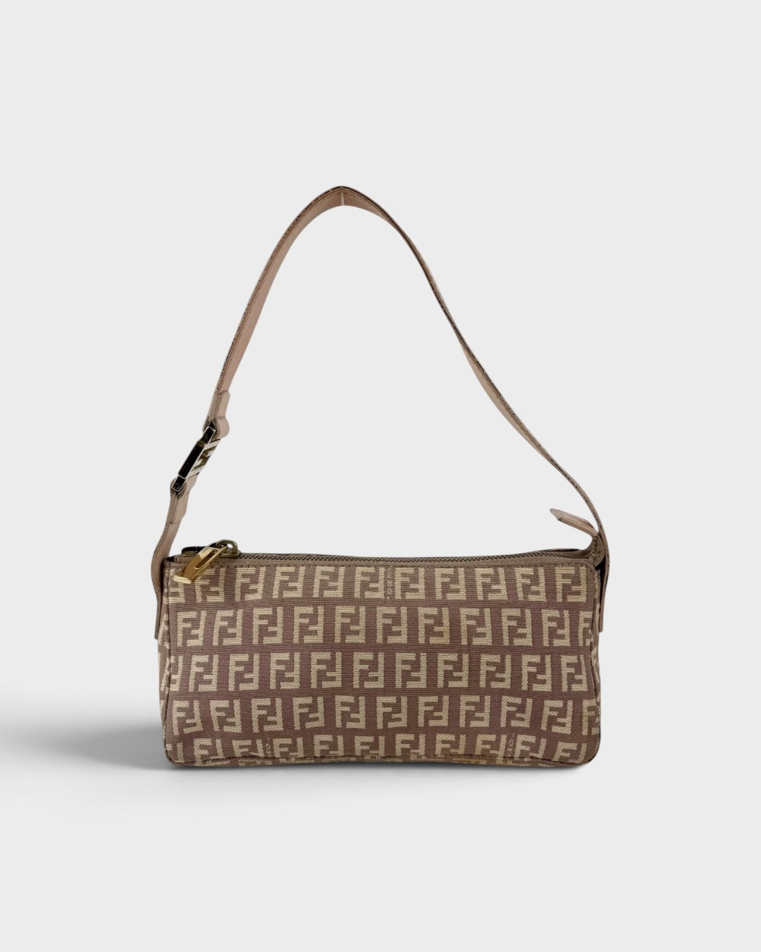 1990s Fendi Zucca Mini Shoulder Bag