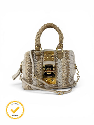 2010s Miu Miu Matelasse 2Way Handbag