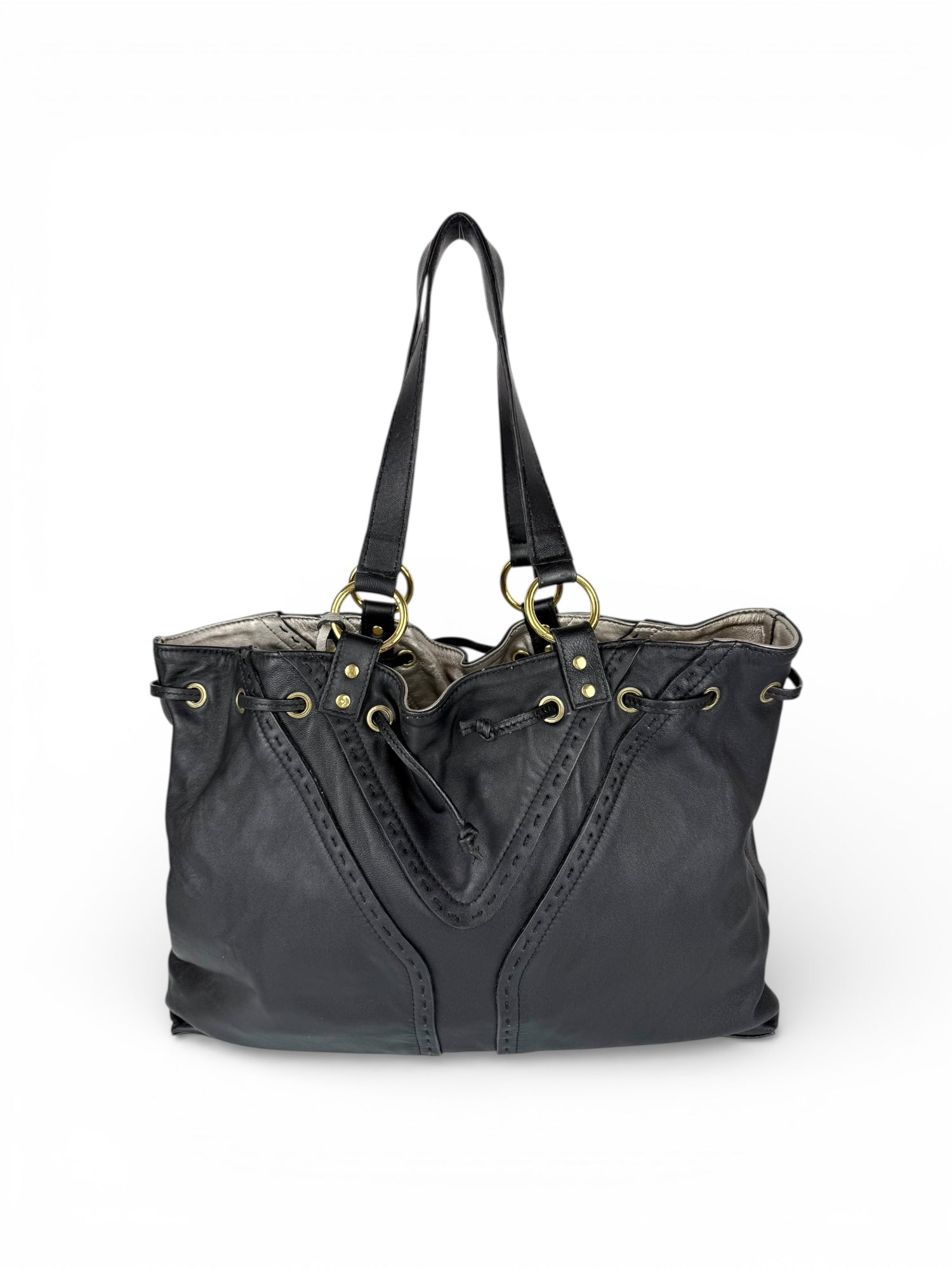 Yves Saint Laurent Rive Gauche Leather Reversible Tote Bag