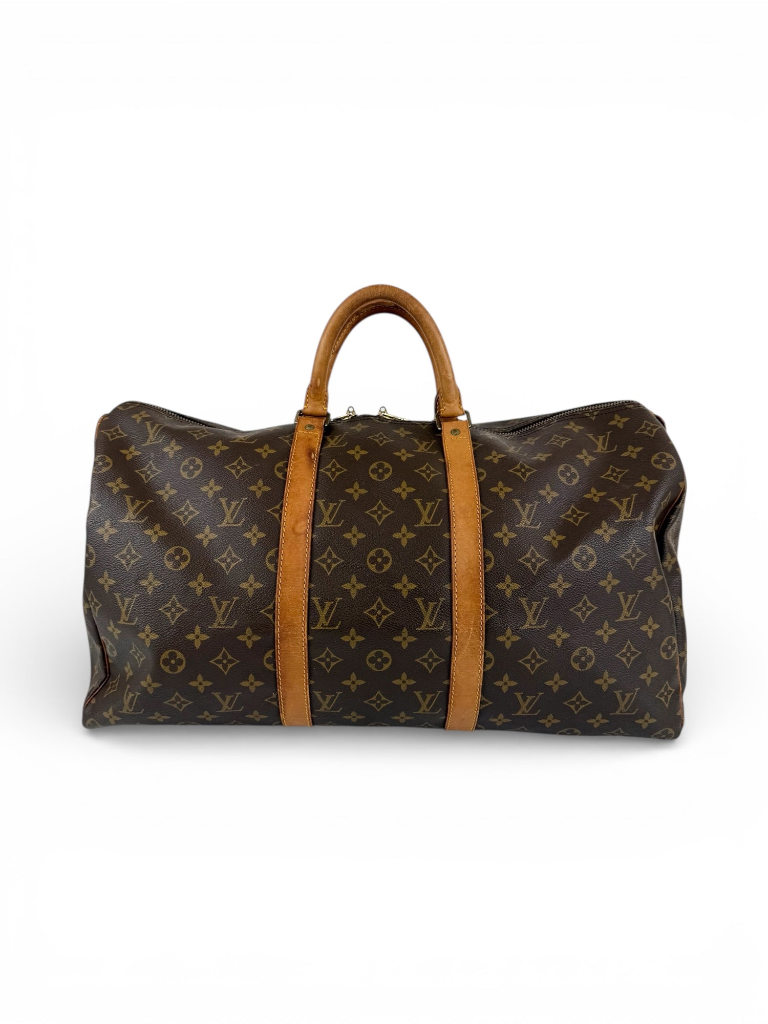 Vintage 1980s Louis Vuitton Keepall 50 Duffle Bag