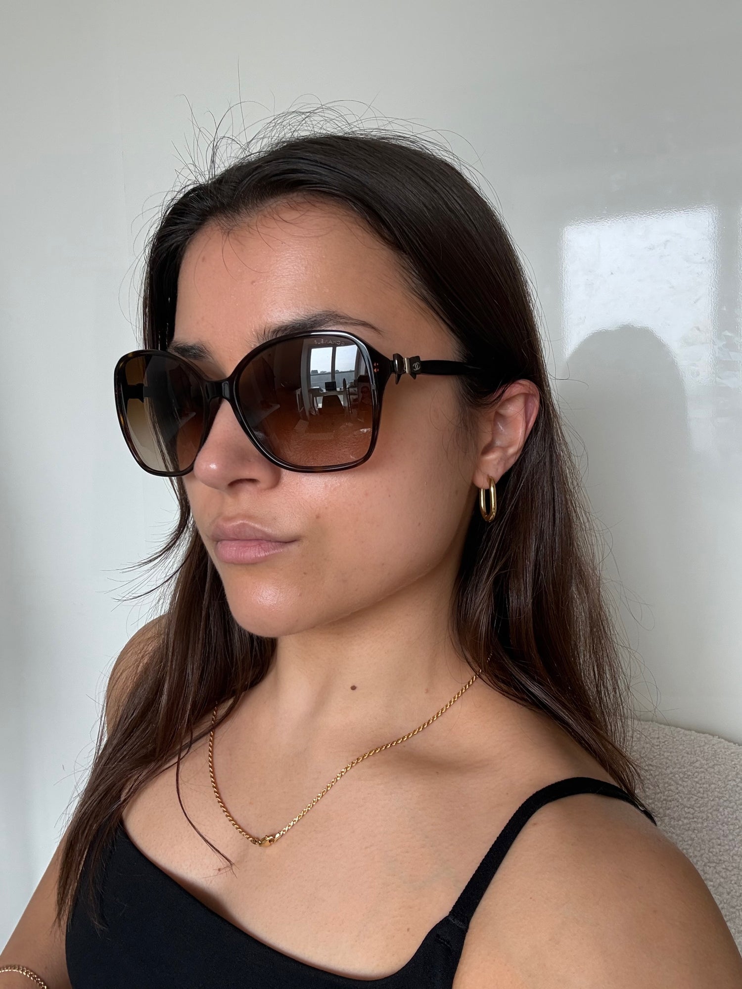 Vintage 2000s Chanel Oversized Sunglasses