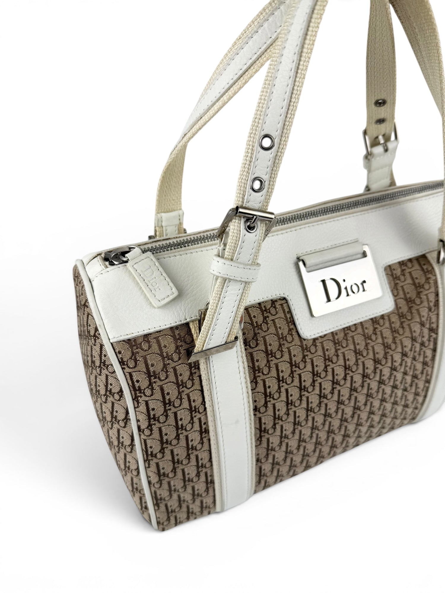 Vintage 2006 Christian Dior Monogram Street Chic Boston Handbag