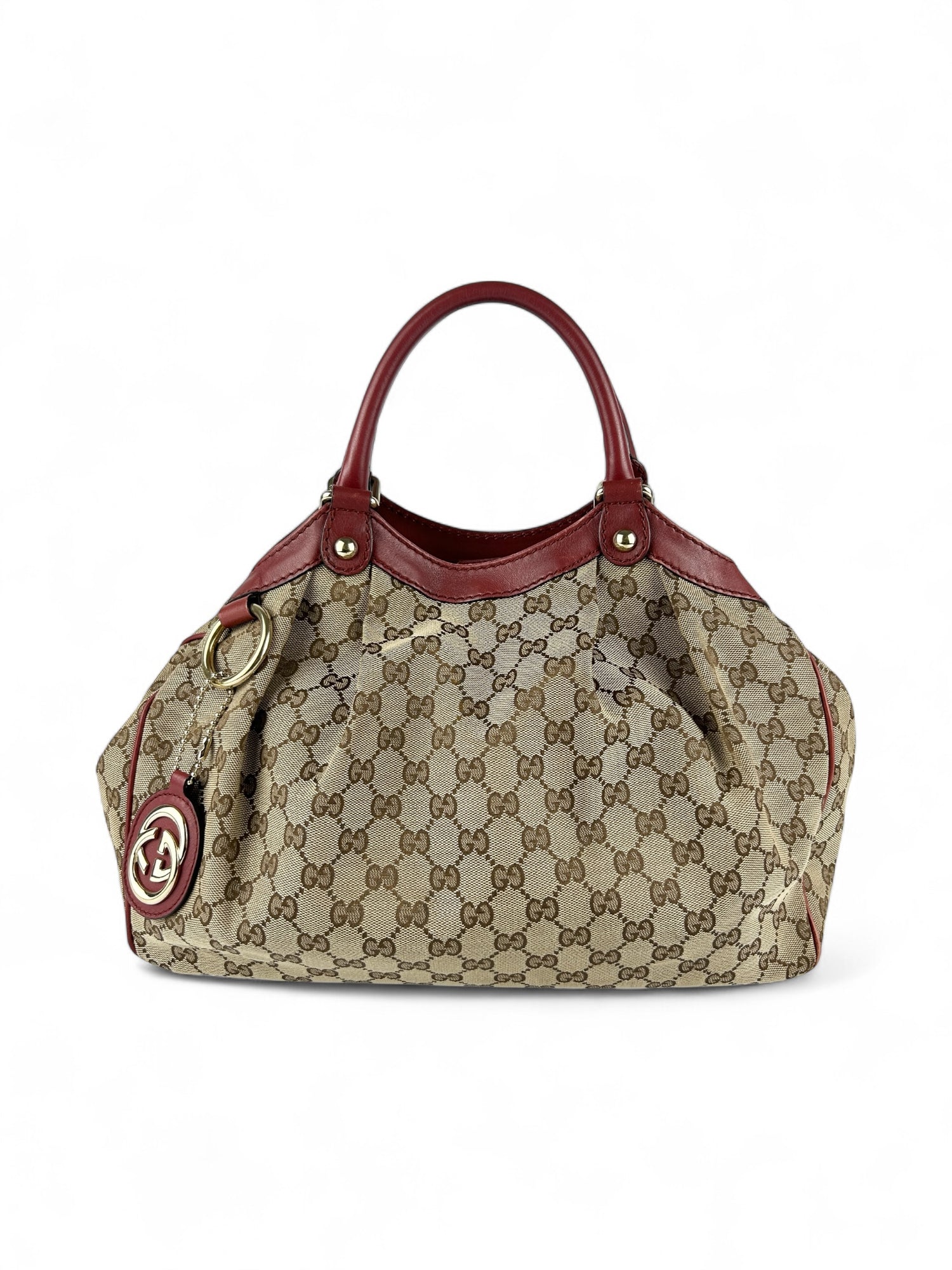 Vintage Gucci Monogram Sukie Handbag 90s