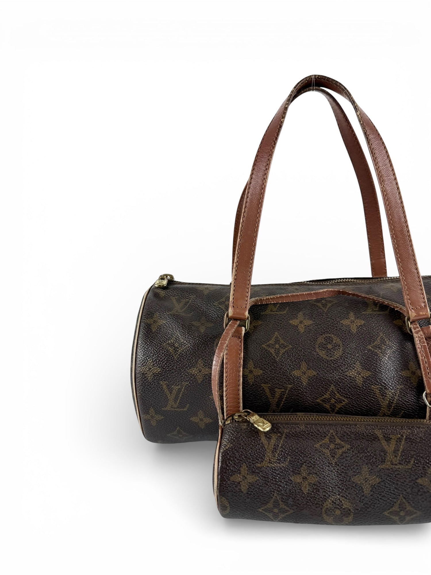 Vintage 1992 Louis Vuitton Papillon 30 + Mini Papillon Handbag Set