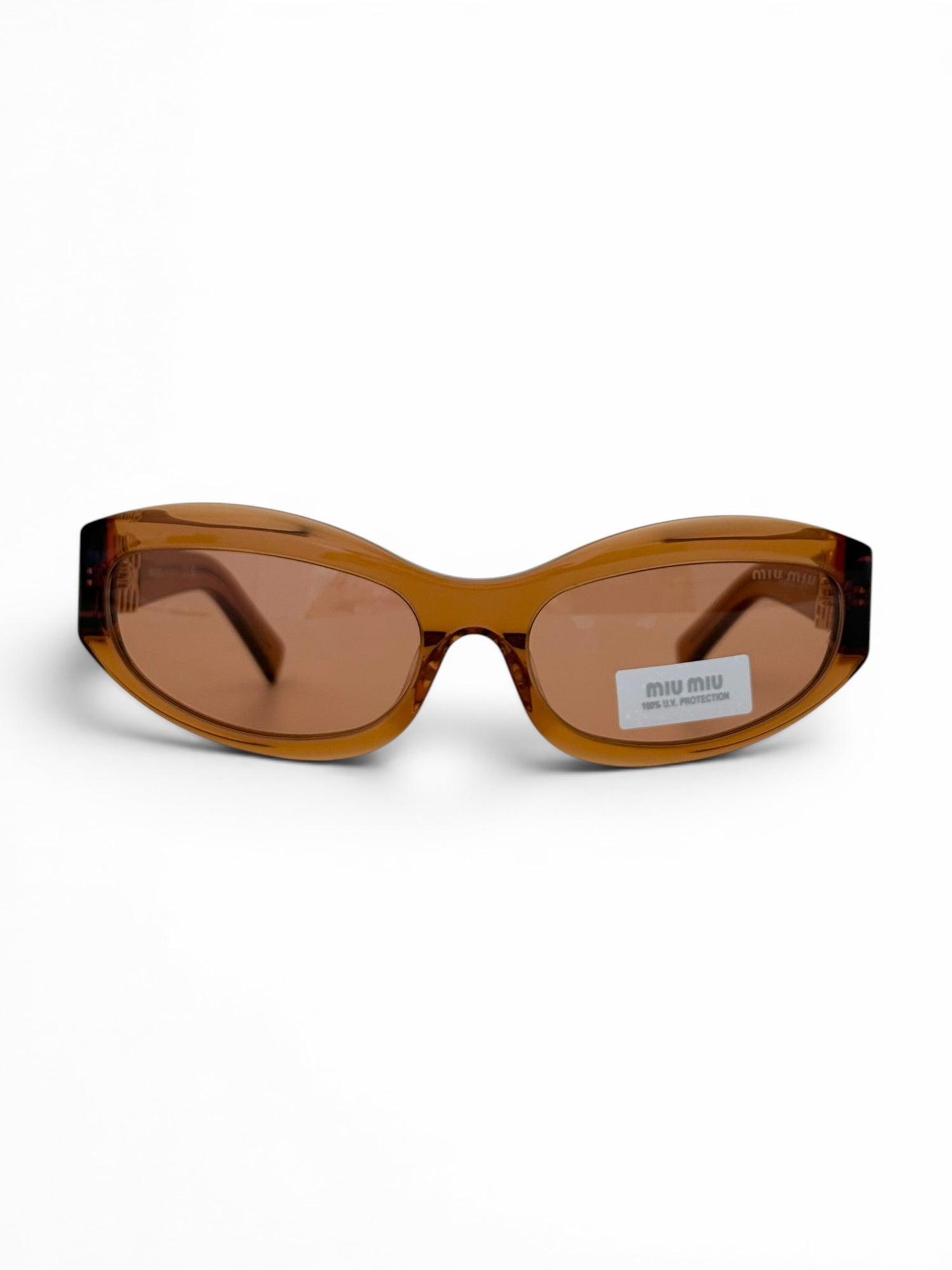 Miu Miu Transparent Cat Eye Sunglasses