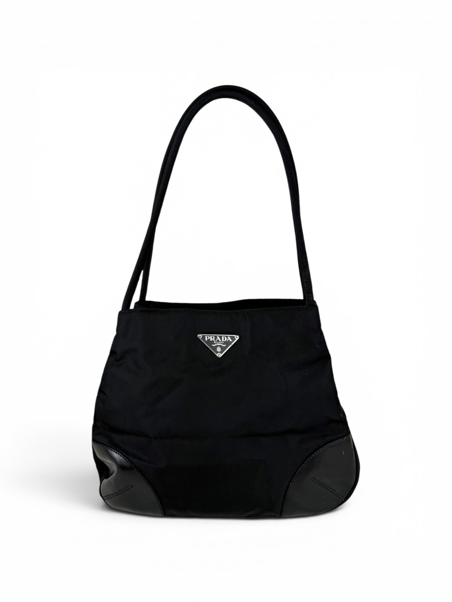 2000s Prada Milano Nylon Mini Tote Bag
