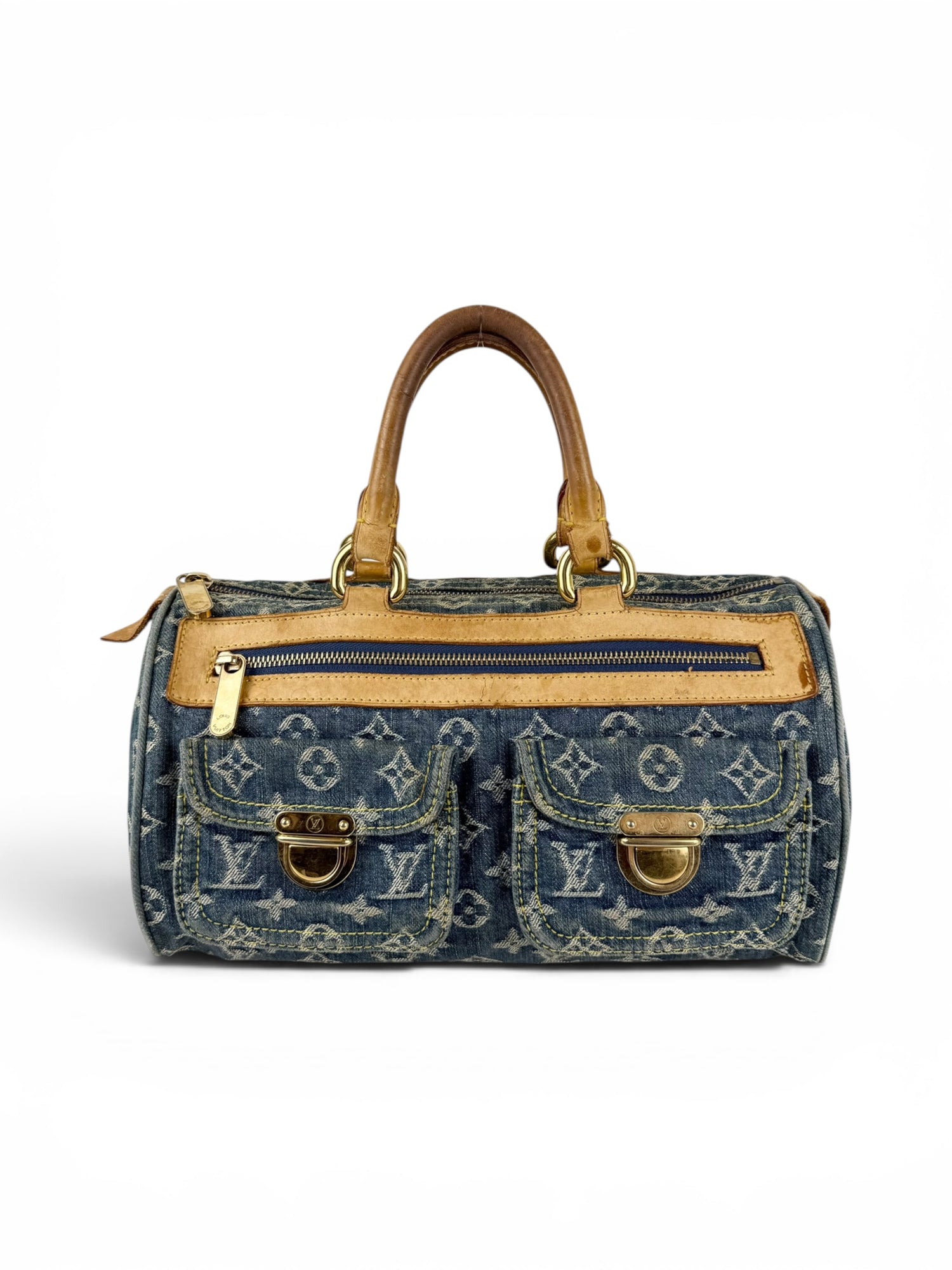 2005 Louis Vuitton Denim Neo Speedy Handbag