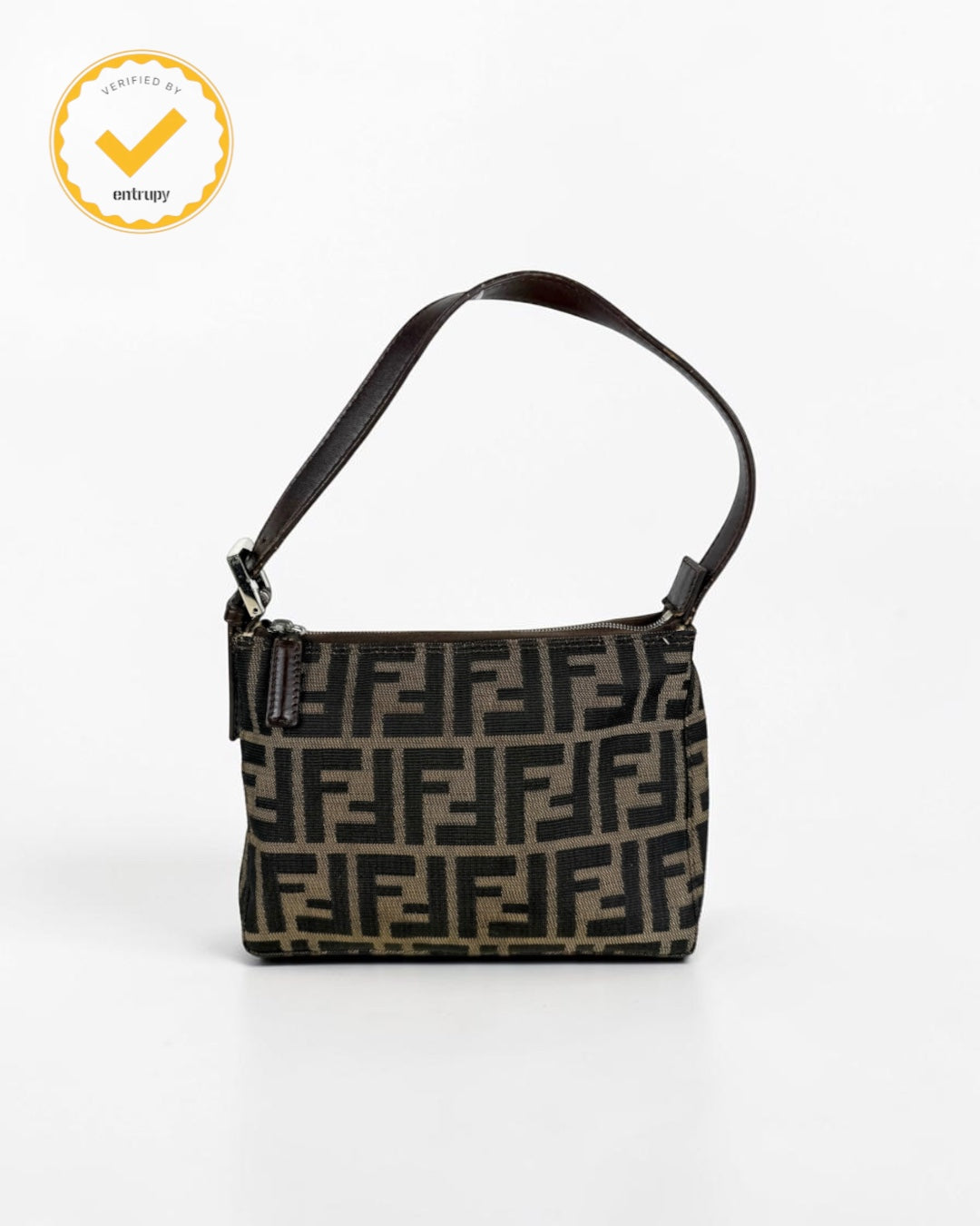 90s Fendi Zucca Mini Shoulder Bag