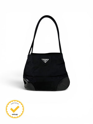 2000s Prada Milano Nylon Mini Tote Bag