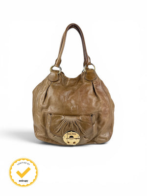 2010s Miu Miu Vitello Leather Handbag