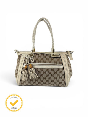 2000s Gucci GG Monogram Bella Handbag