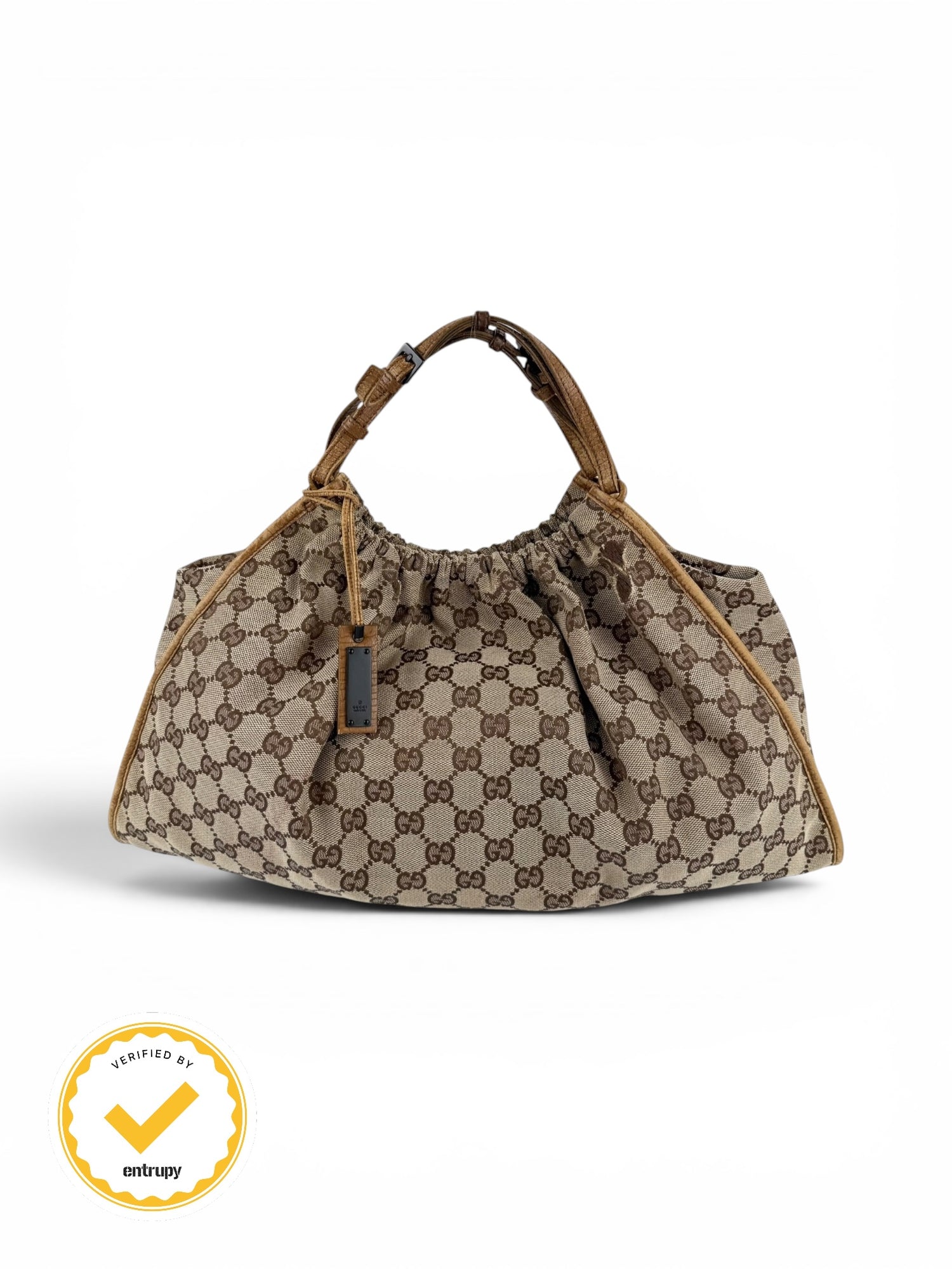 2000s Gucci Monogram GG Hobo Handbag