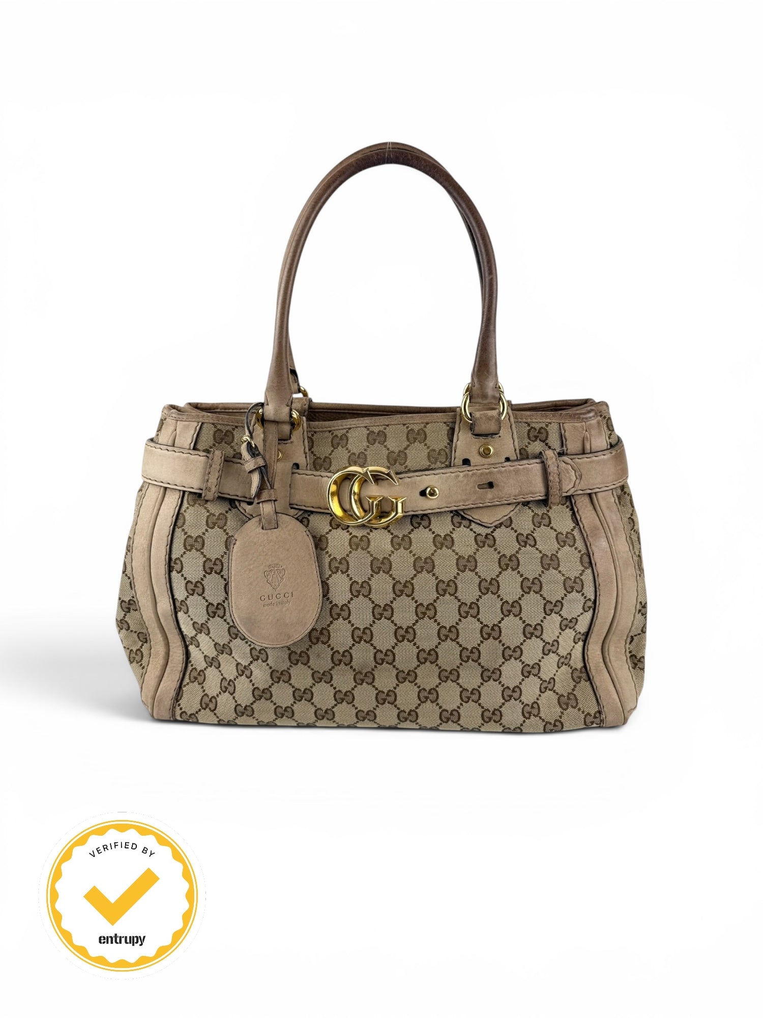 2011 Gucci GG Monogram Running Tote Bag