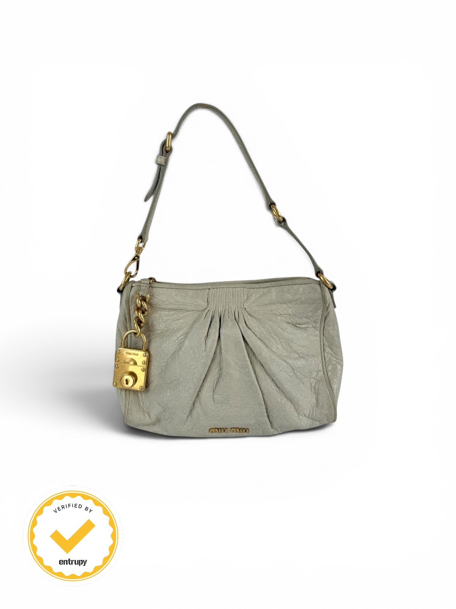 2010s Miu Miu Vitello Charm Mini Shoulder Bag