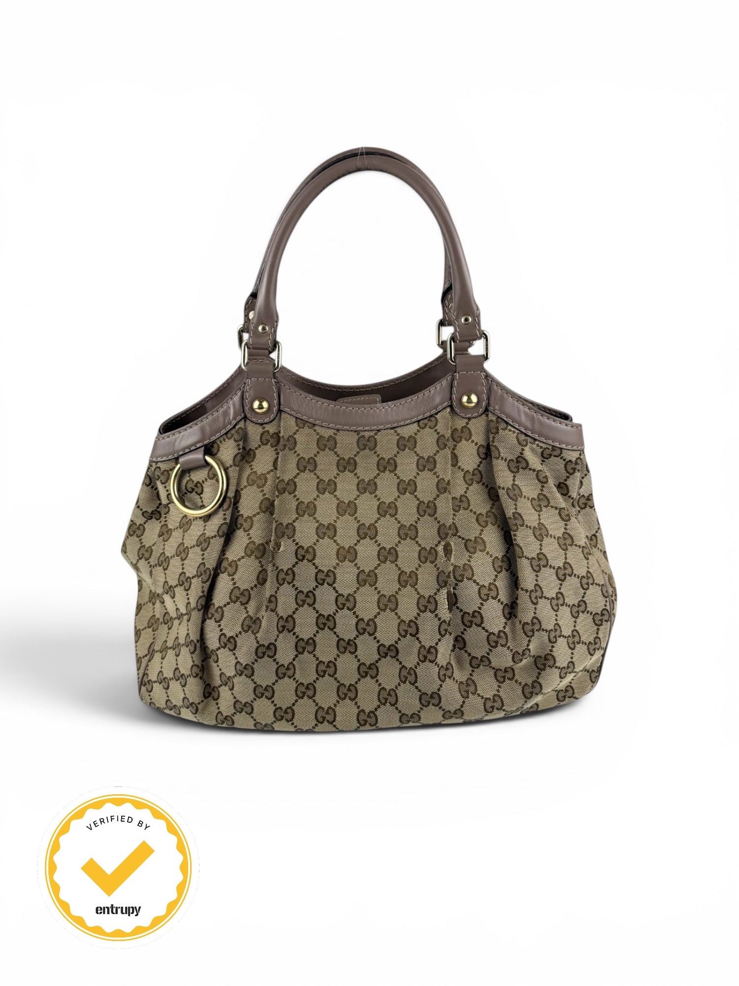 2000s Gucci Monogram Sukie Handbag