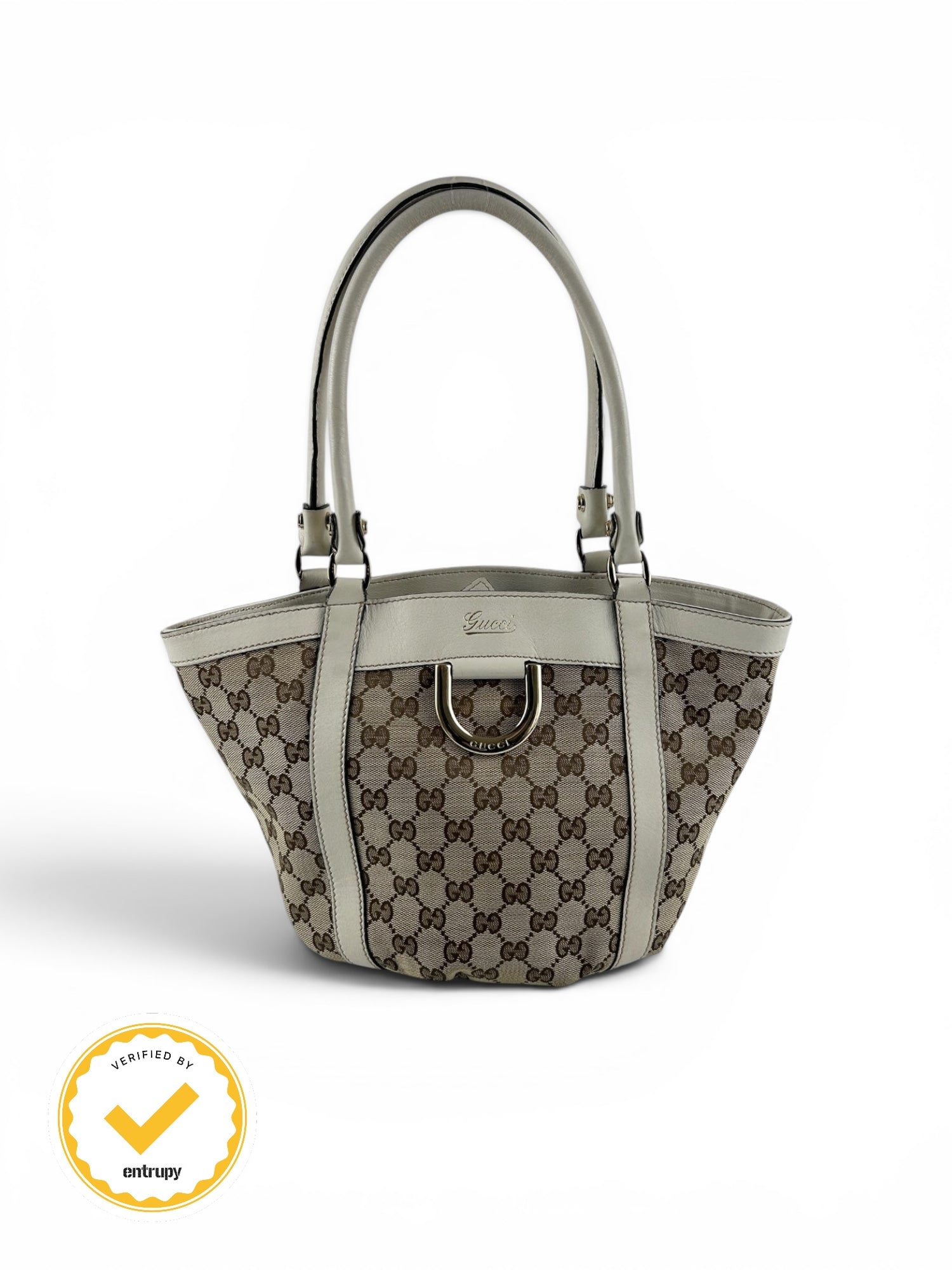 2000s Gucci Monogram GG Mini Bucket Handbag