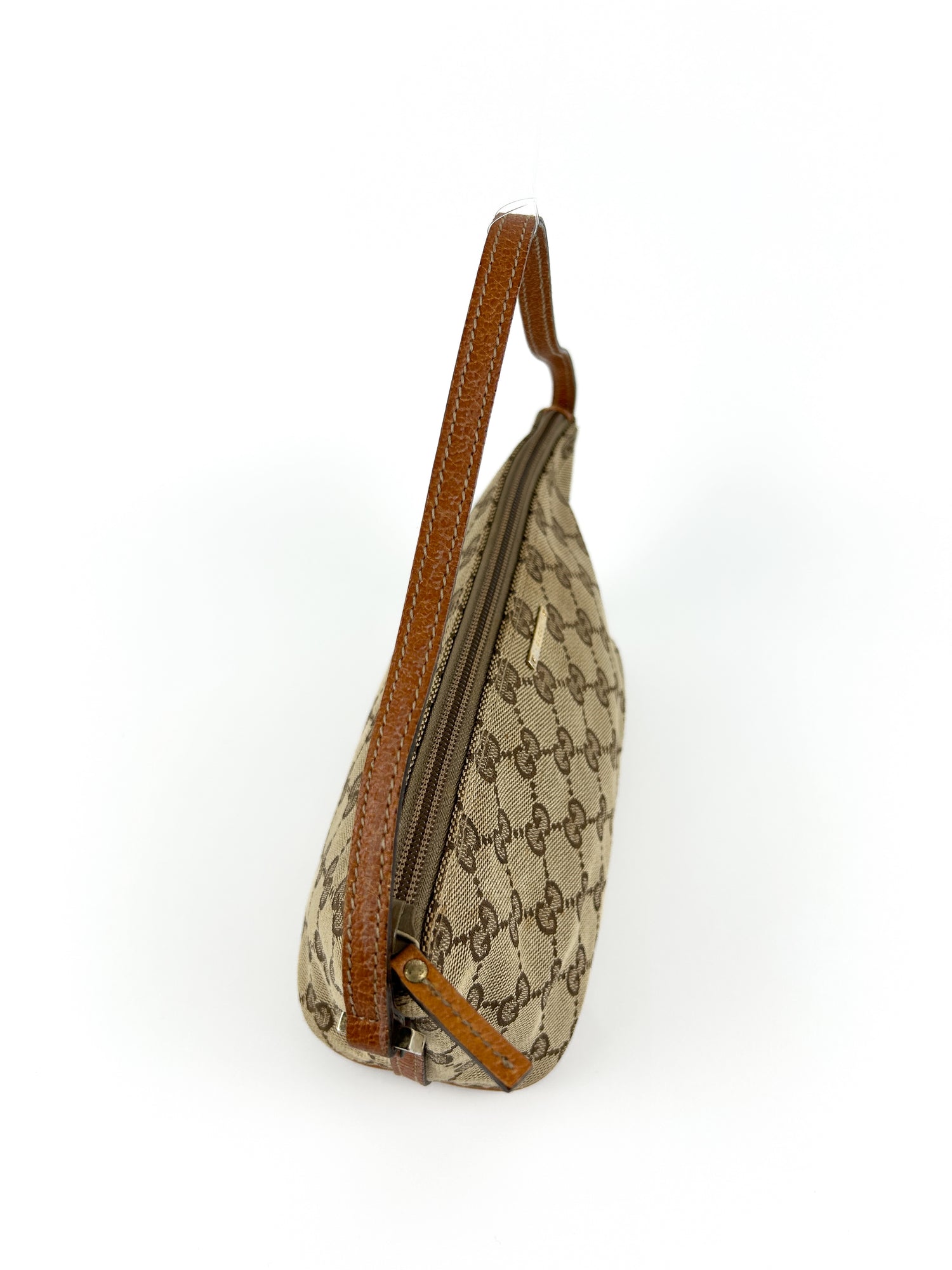 Vintage Gucci Monogram Pochette Boat Bag (Classic) 2000s