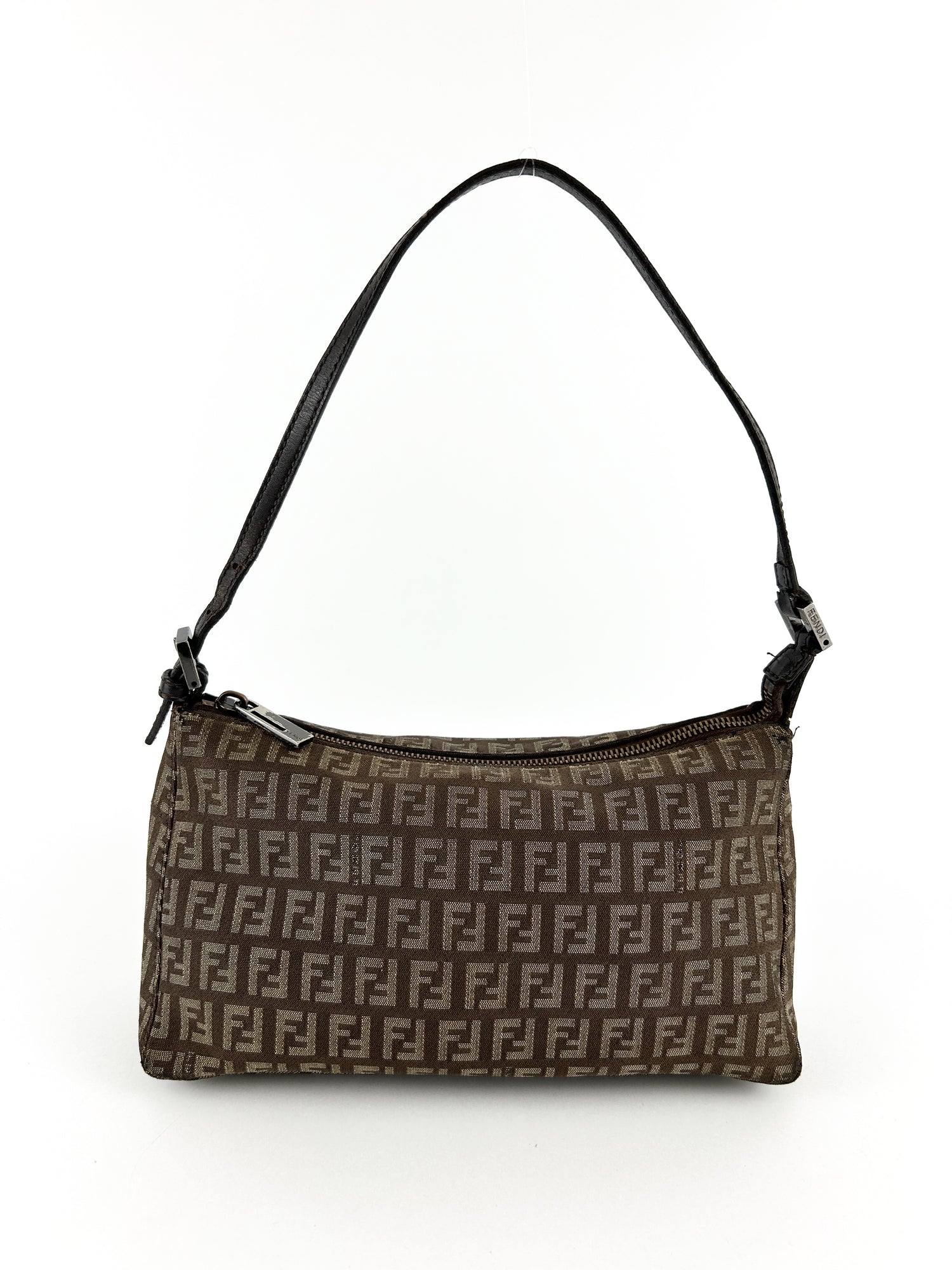 Vintage Fendi Zucca Shoulder Bag