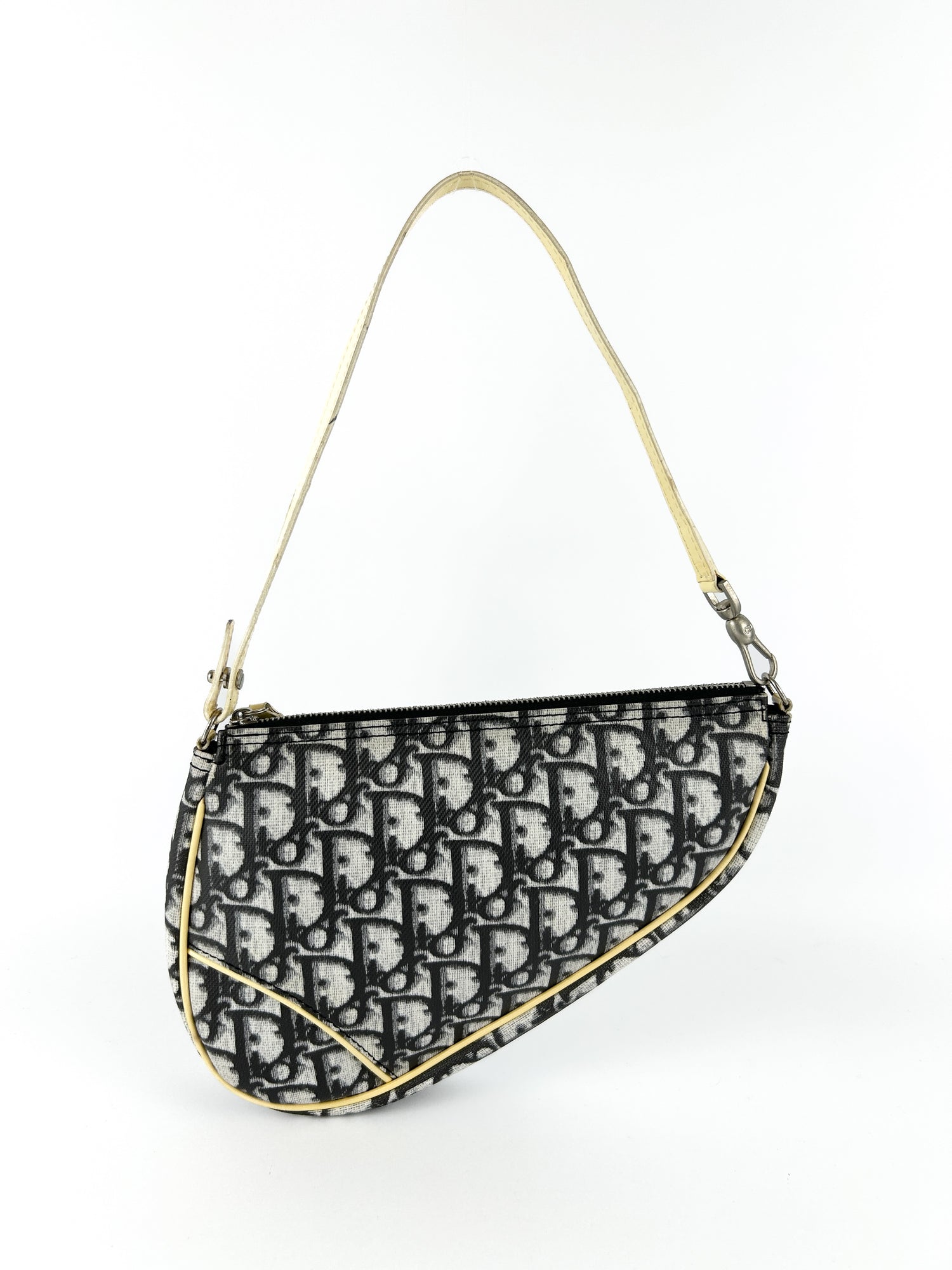 Vintage Christian Dior Monogram Saddle Shoulder Bag (2004)