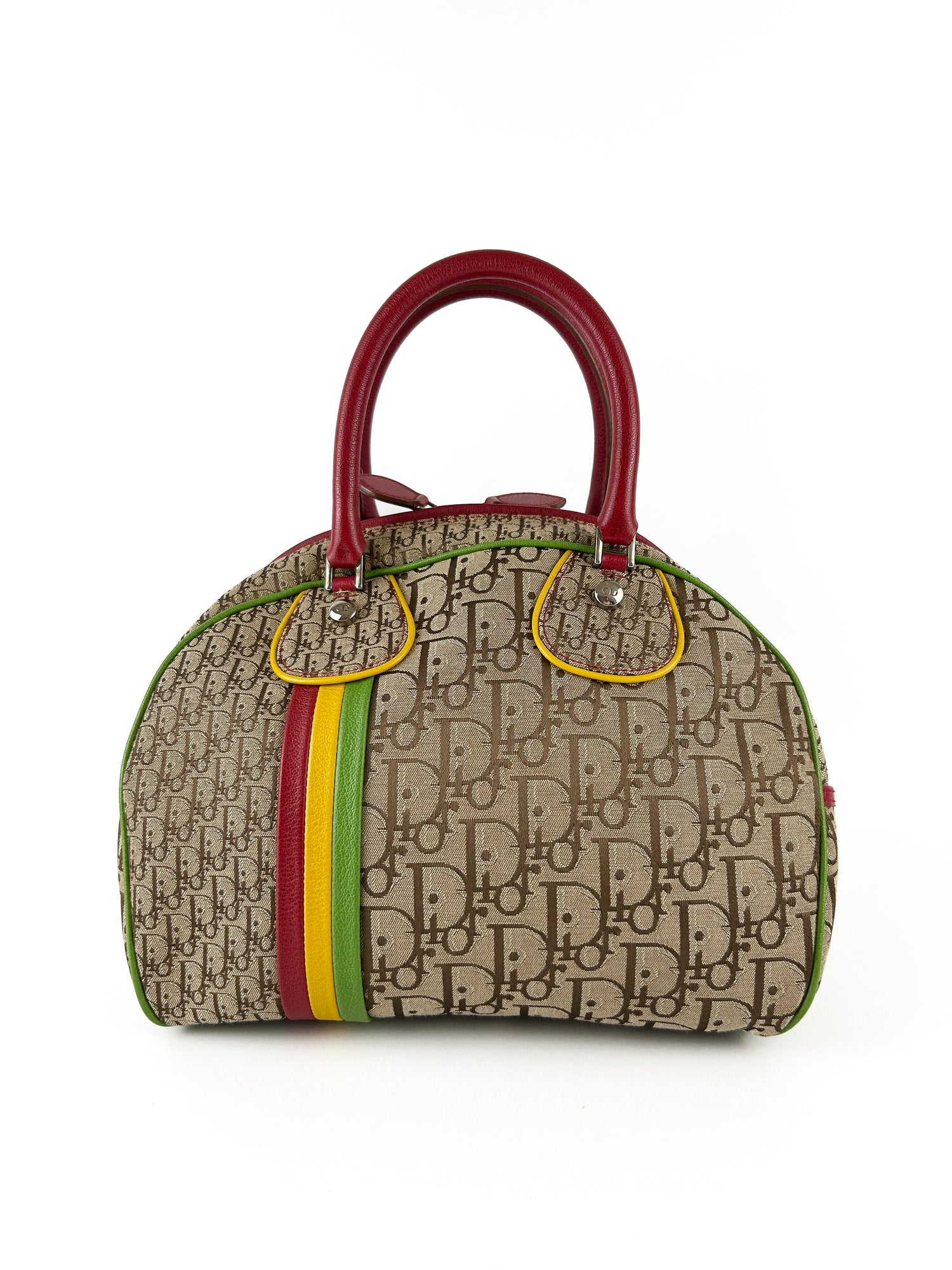 Vintage Christian Dior ‘Rasta Print” Bowling Bag (2004)